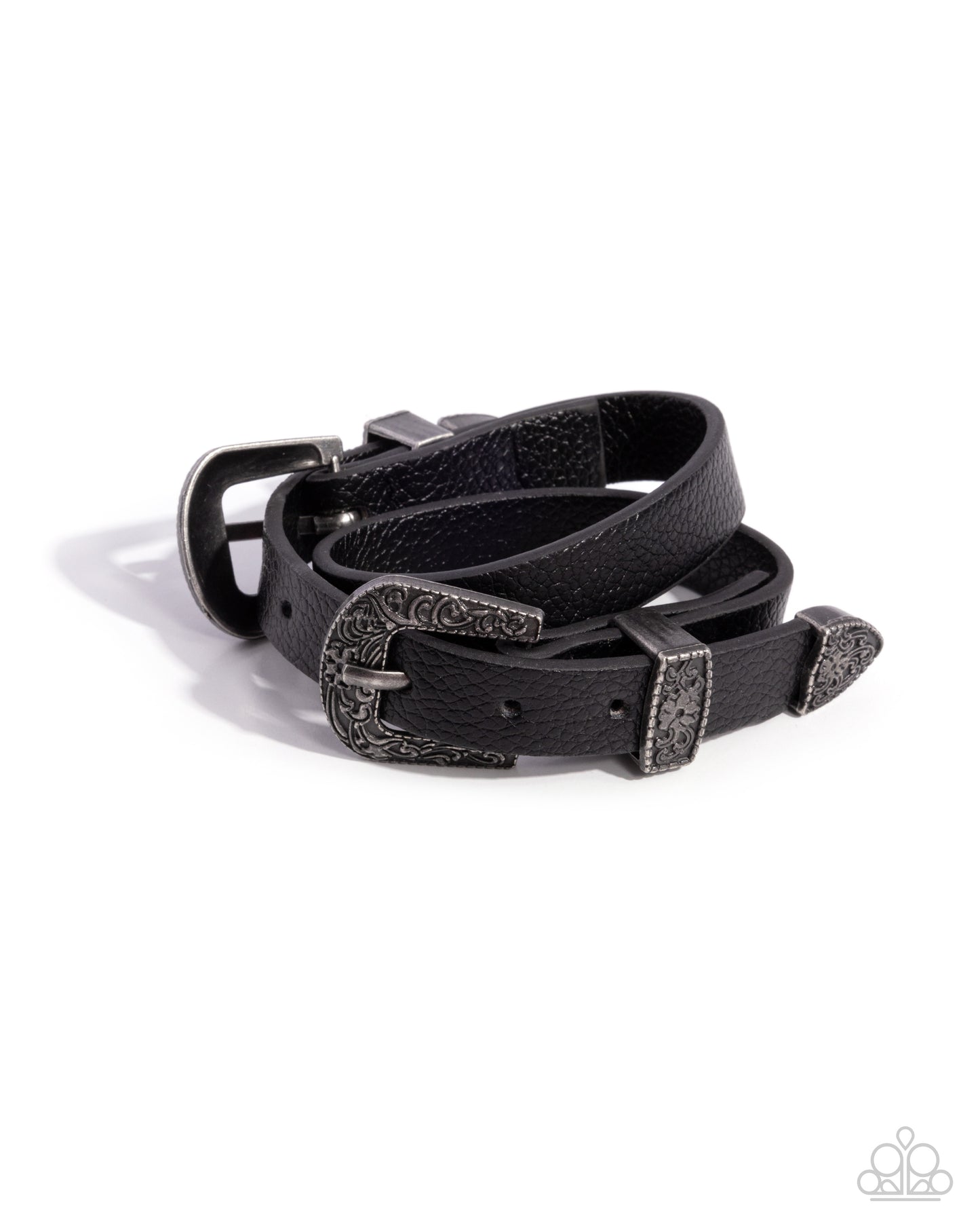 Buckle TOWN Black Earrings - Jewelry by Bretta