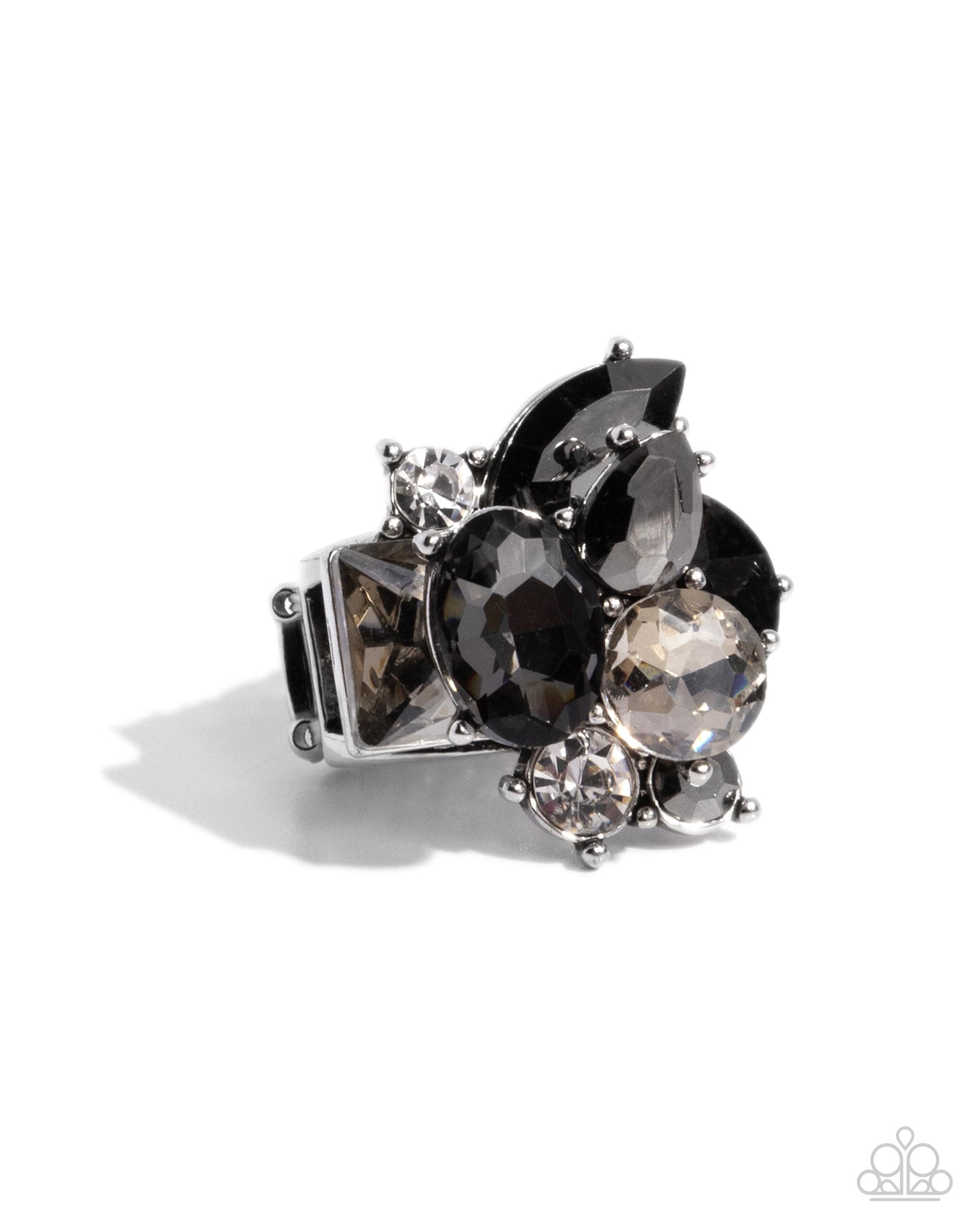 Capricious Cluster Silver Ring - Jewelry by Bretta