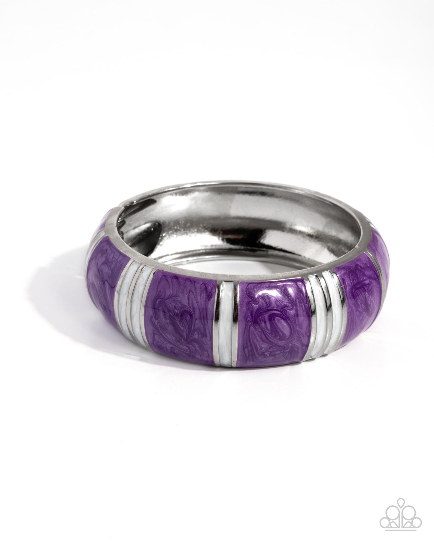 Pearly Persistence Purple Bracelet - Jewelry by Bretta