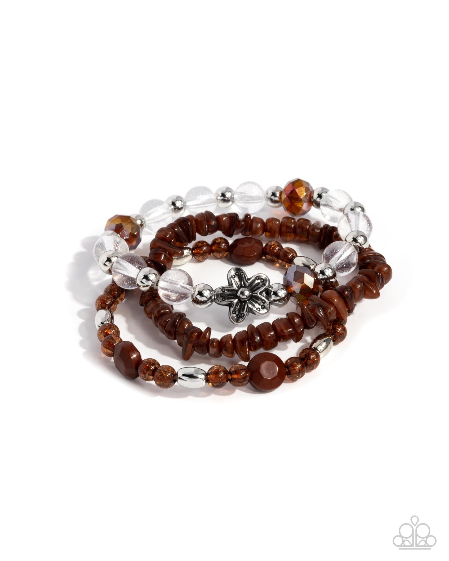 Spellbound Stack Brown Bracelets - Jewelry by Bretta