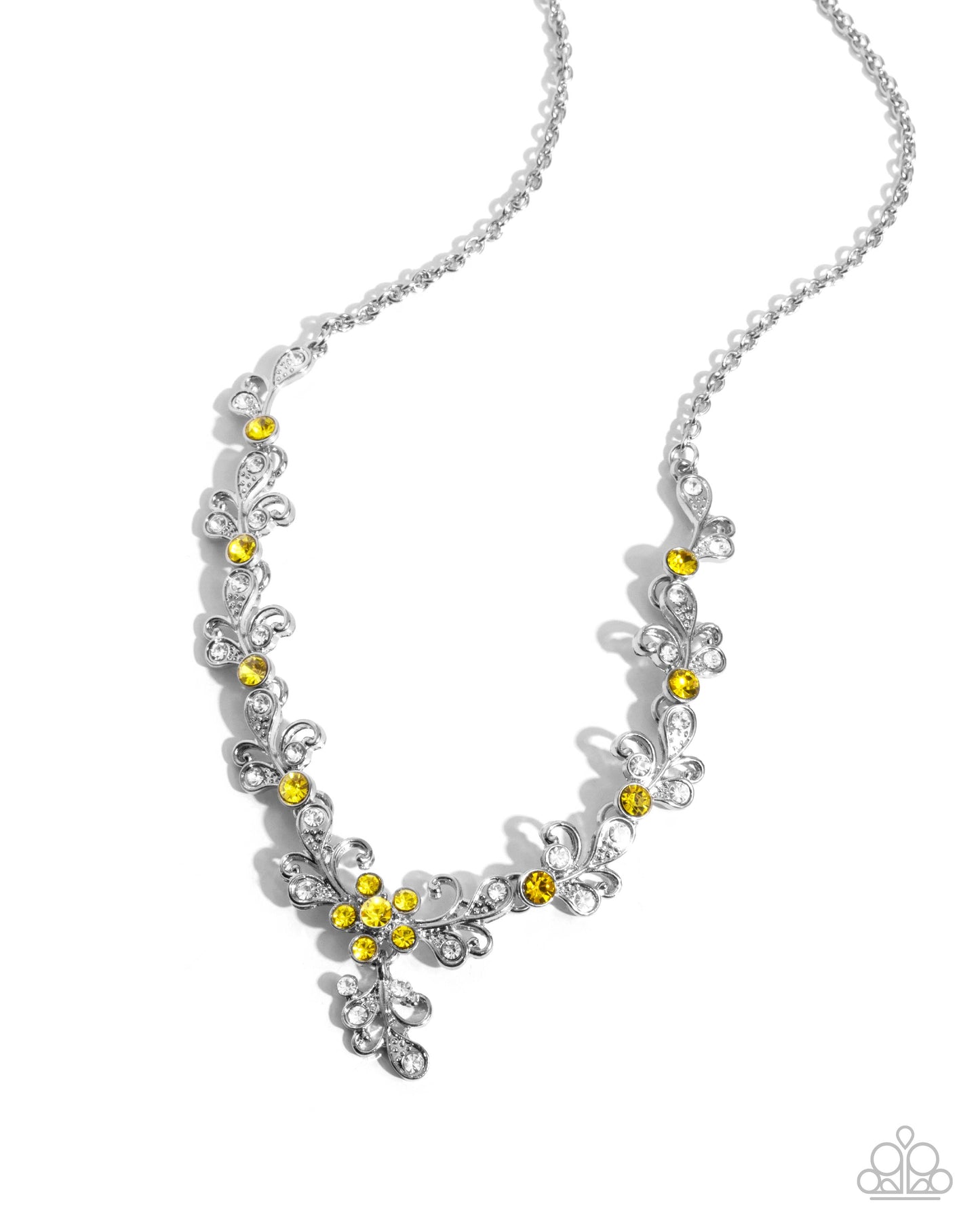 Refreshing Refinement Yellow Necklace - Jewelry by Bretta