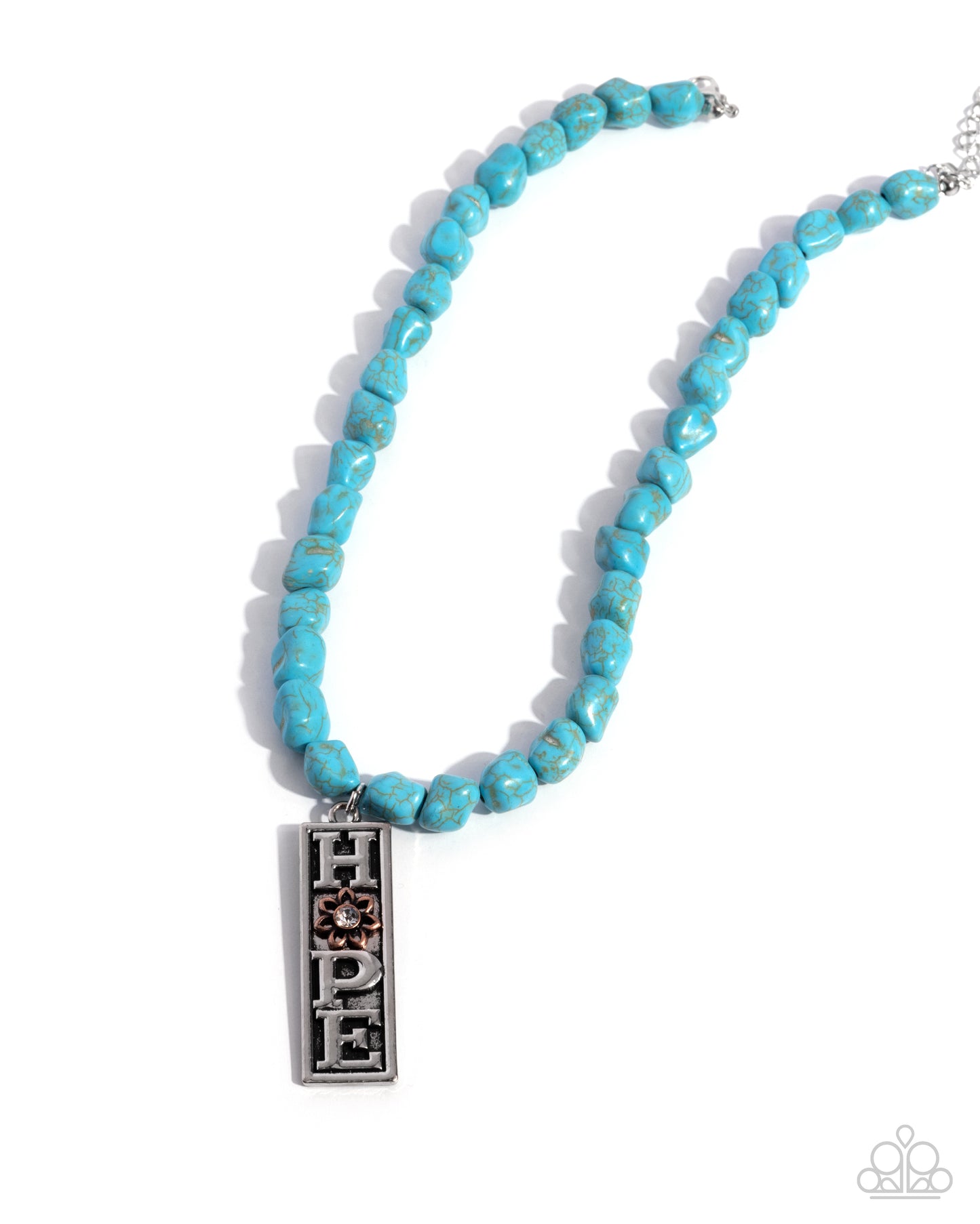 Hopeful Headline Blue Hope Necklace - Jewelry by Bretta