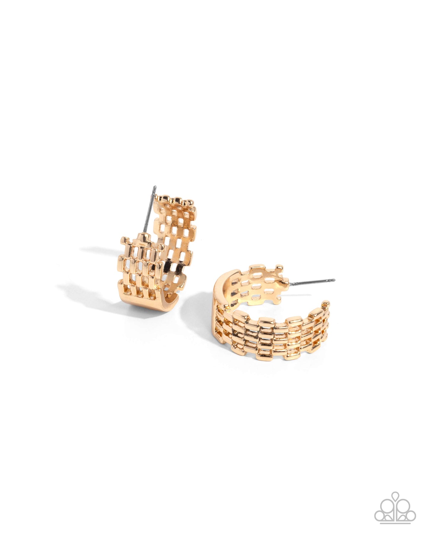 Interlocked Immunity Gold Hoop Earrings - Jewelry by Bretta