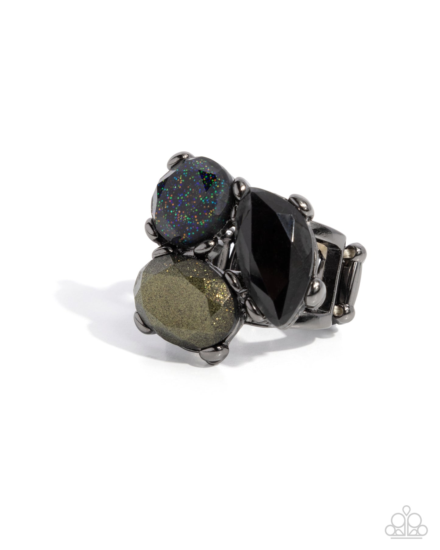 Aha Moment Black Ring - Jewelry by Bretta