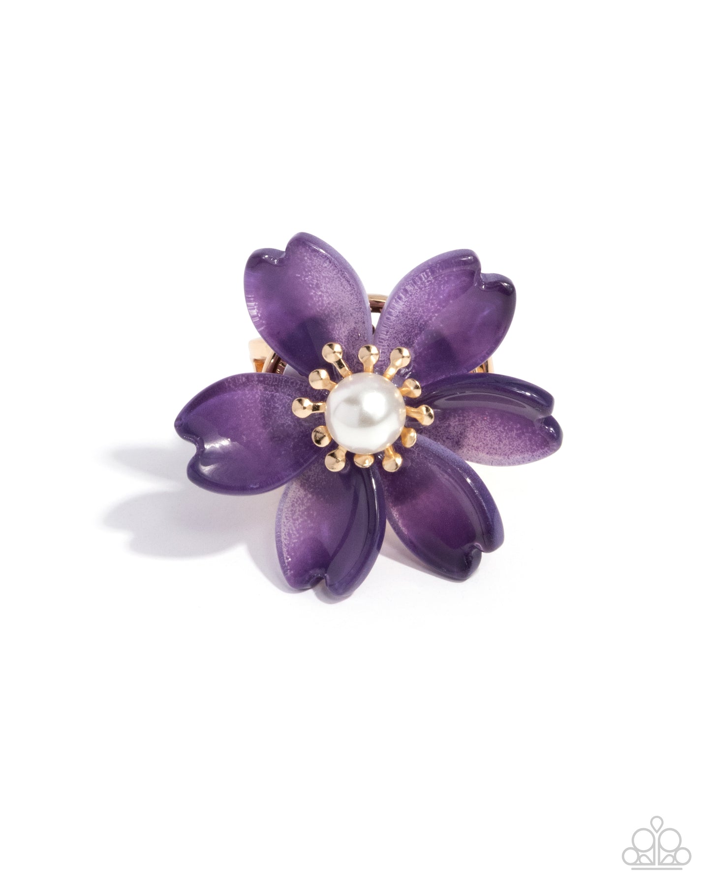 Floral Force Purple Ring - Jewelry by Bretta