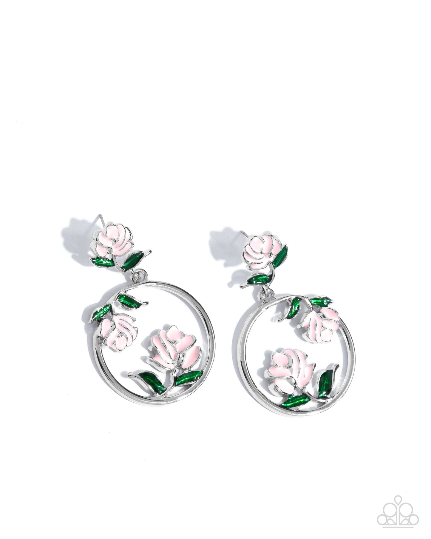 ROSE to You Pink Earrings - Jewelry by Bretta
