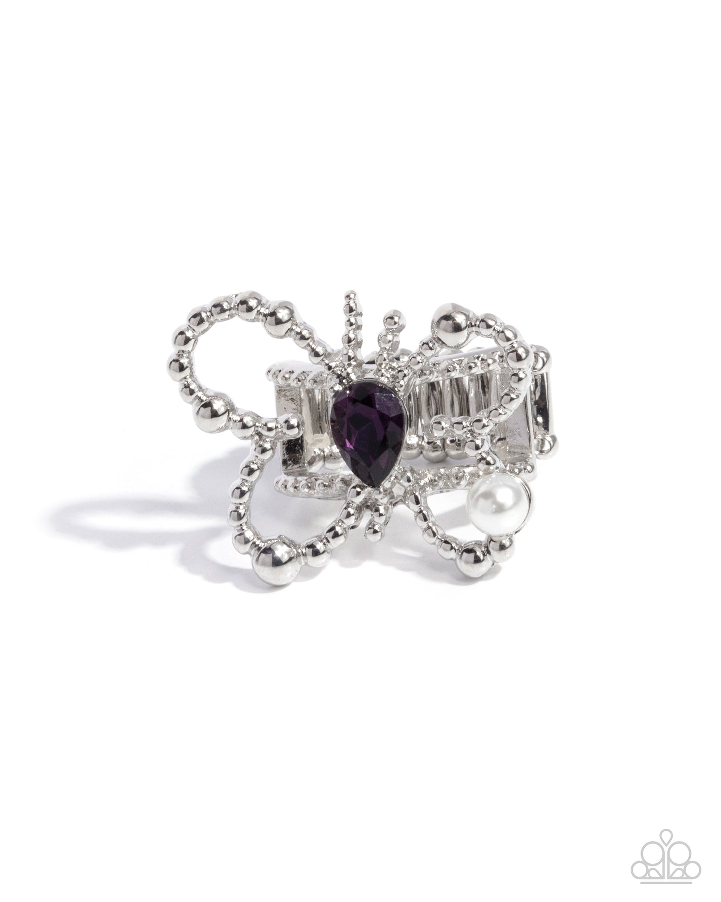 Aerial Artifact Purple Butterfly Ring - Jewelry by Bretta
