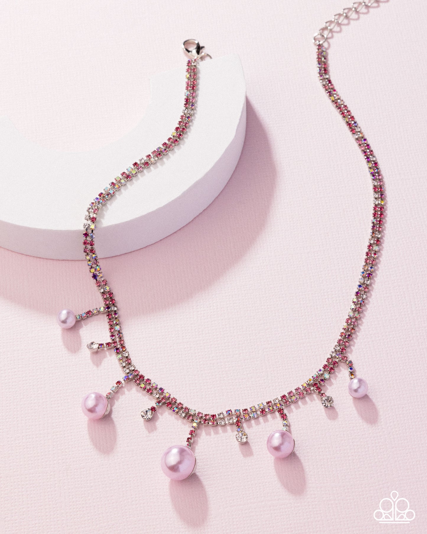 Shimmery Safeguard Pink Necklace - Jewelry by Bretta