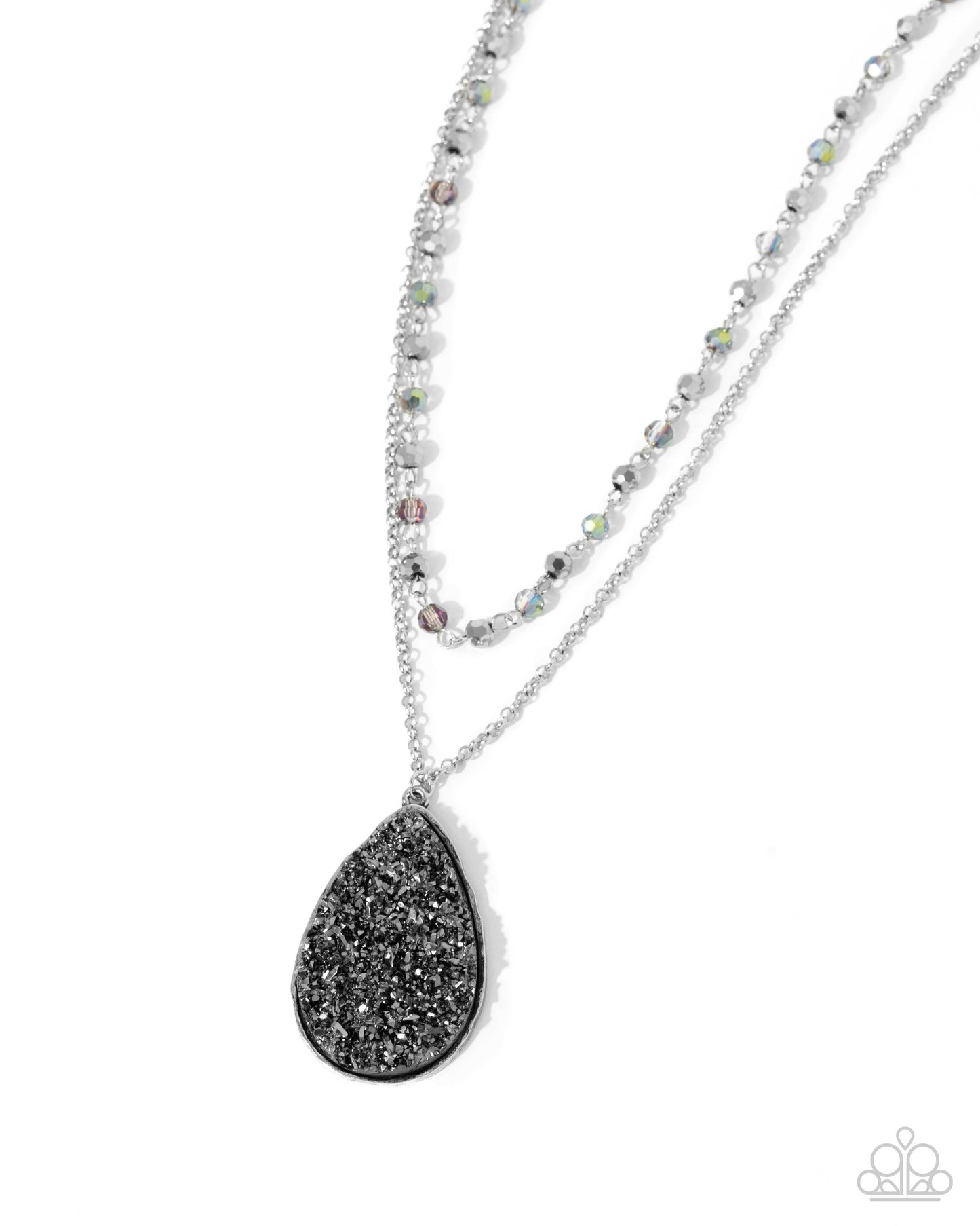 Druzy Delight Silver Necklace - Jewelry by Bretta