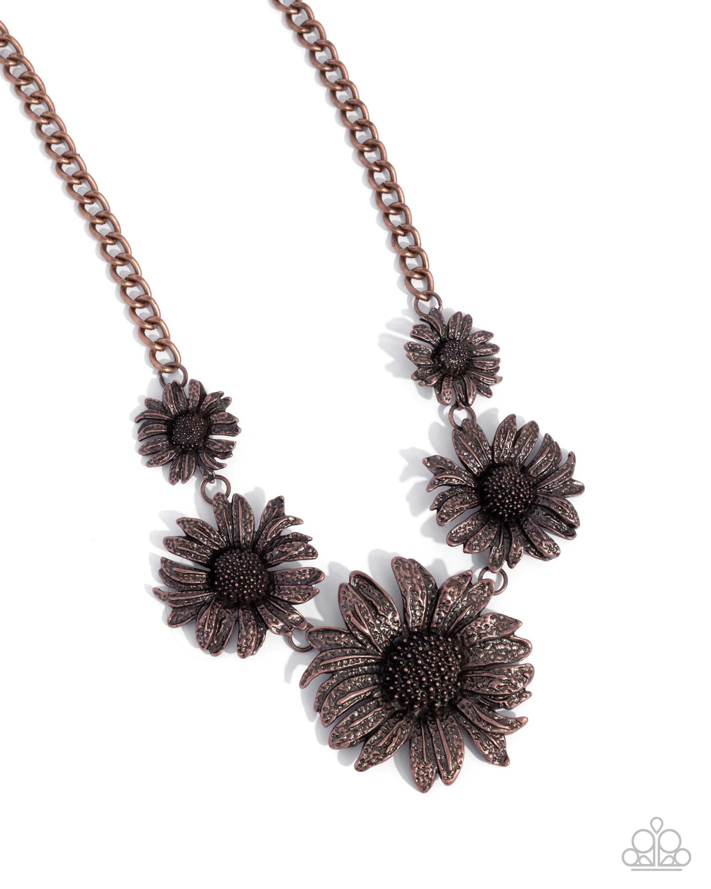 Sunflower Spring Copper Necklace - Jewelry by Bretta