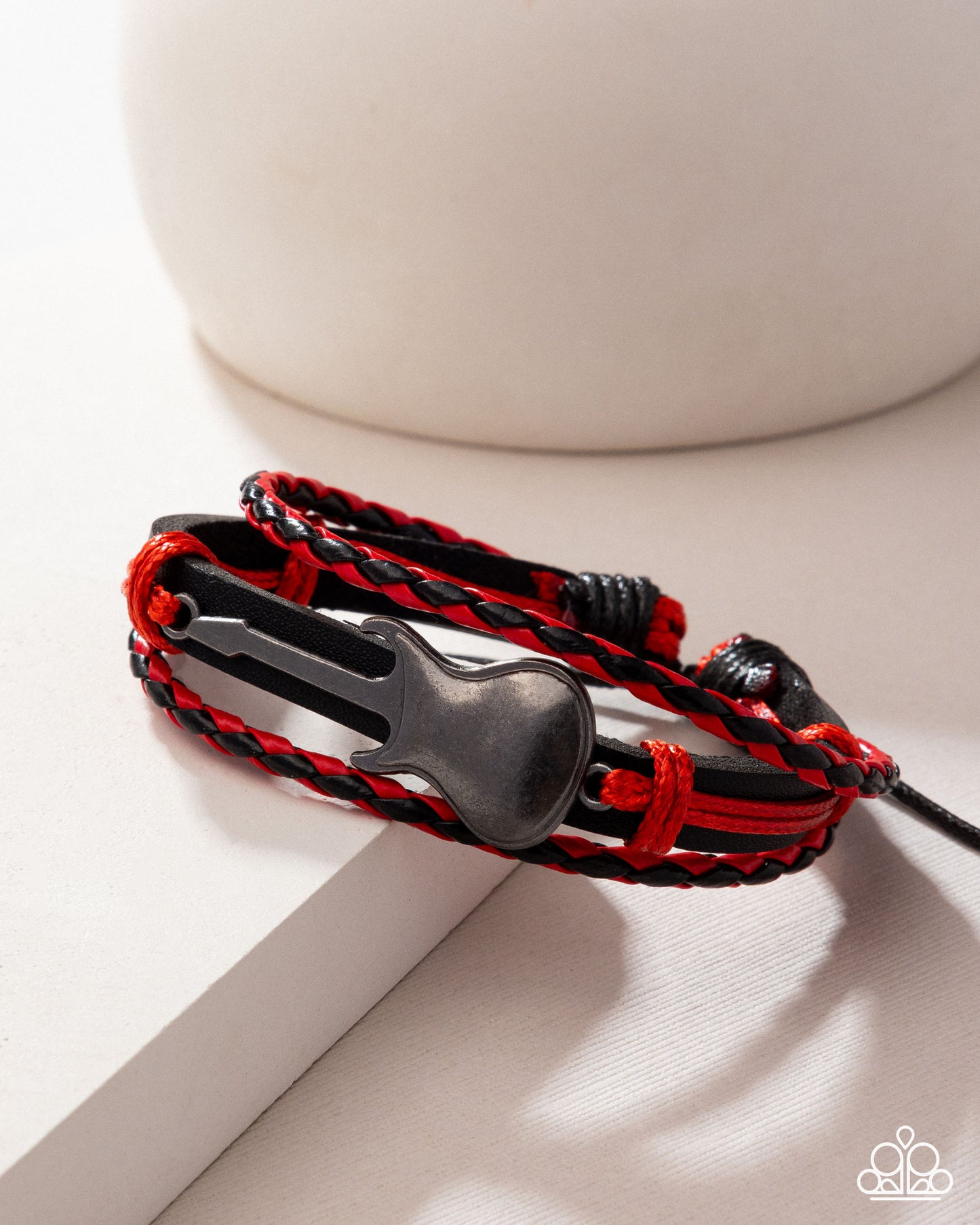 Lead Guitar Red Bracelet - Jewelry by Bretta