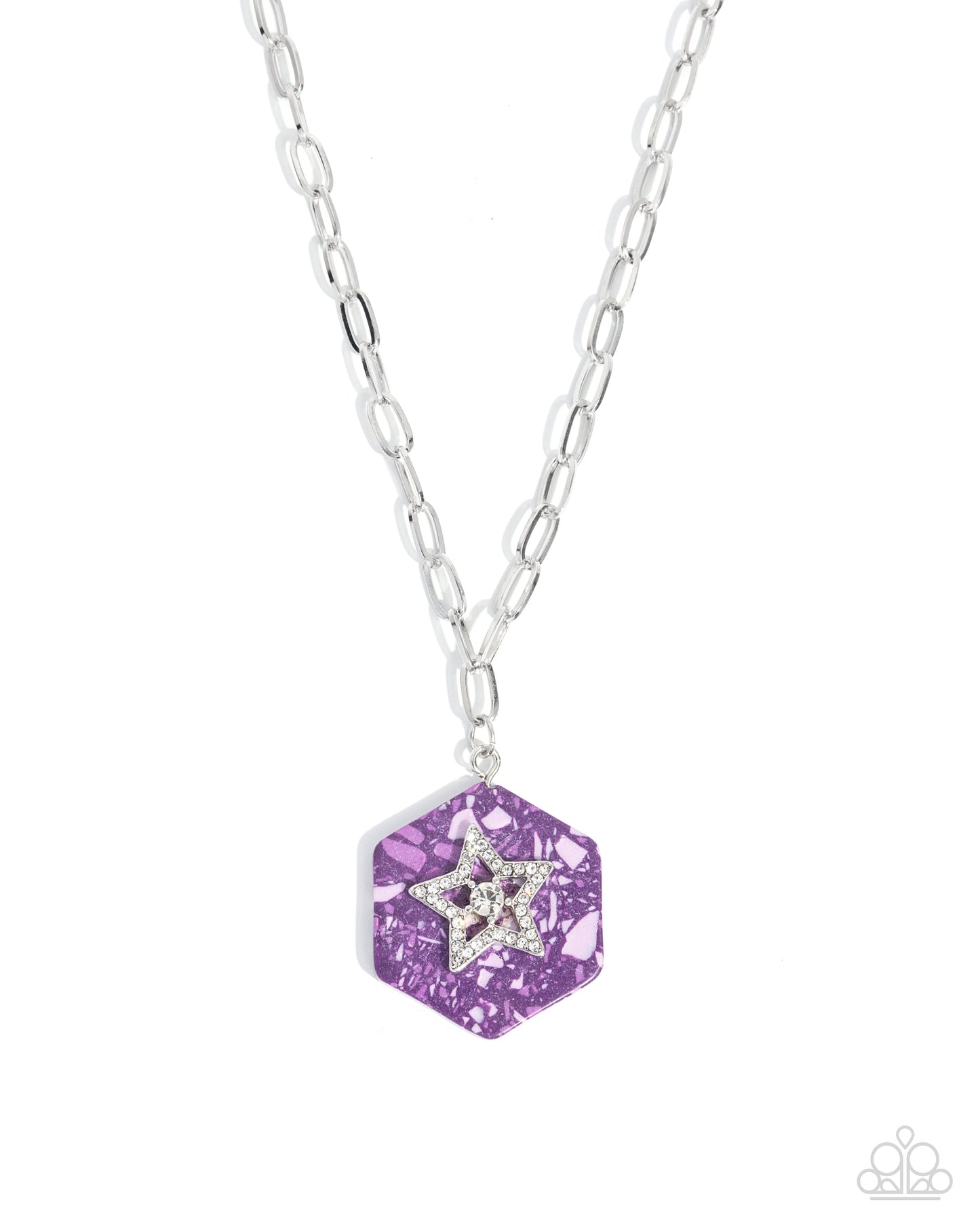 Stellar Sediment Purple Necklace - Jewelry by Bretta