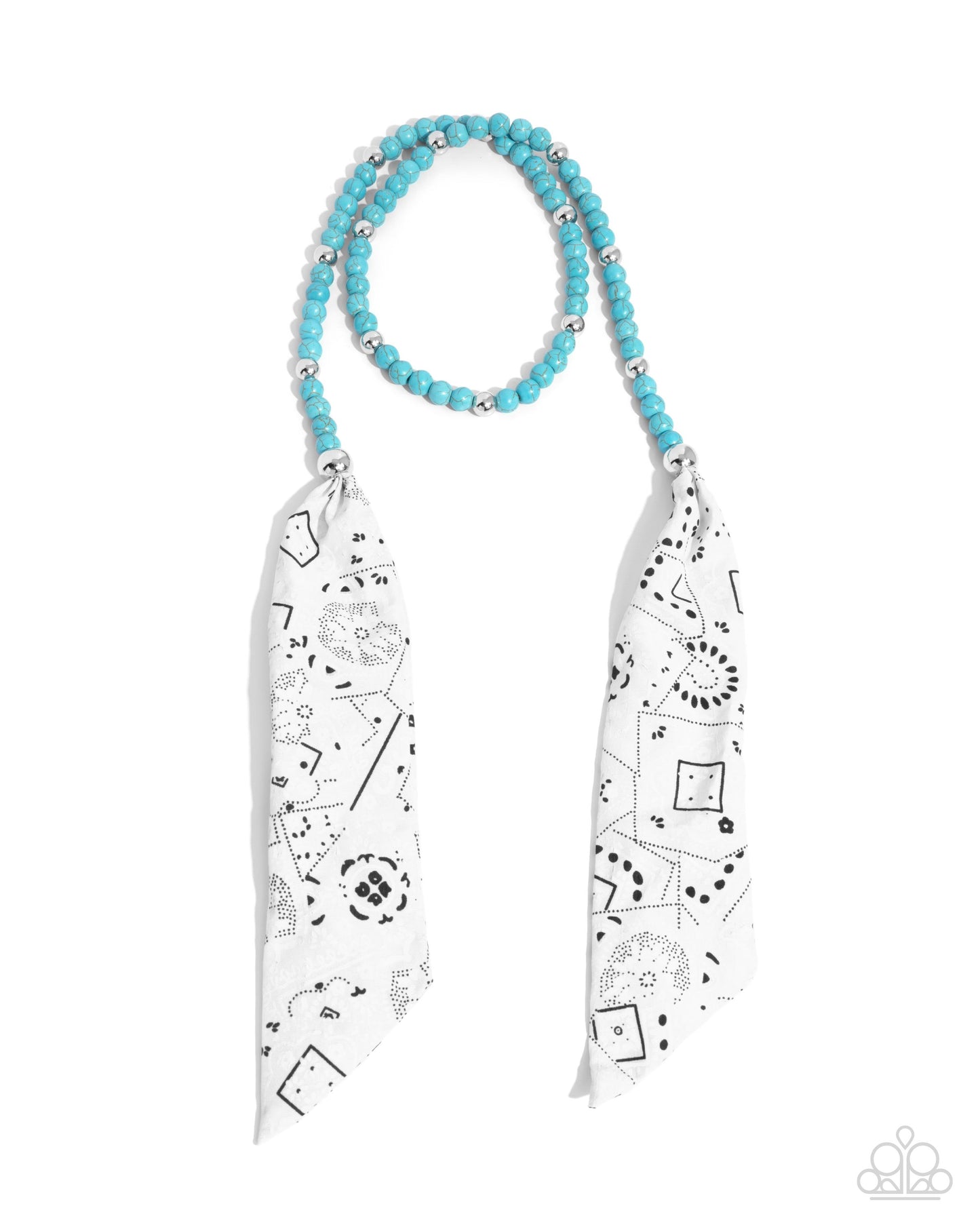 Bandana Ballad Blue Necklace - Jewelry by Bretta