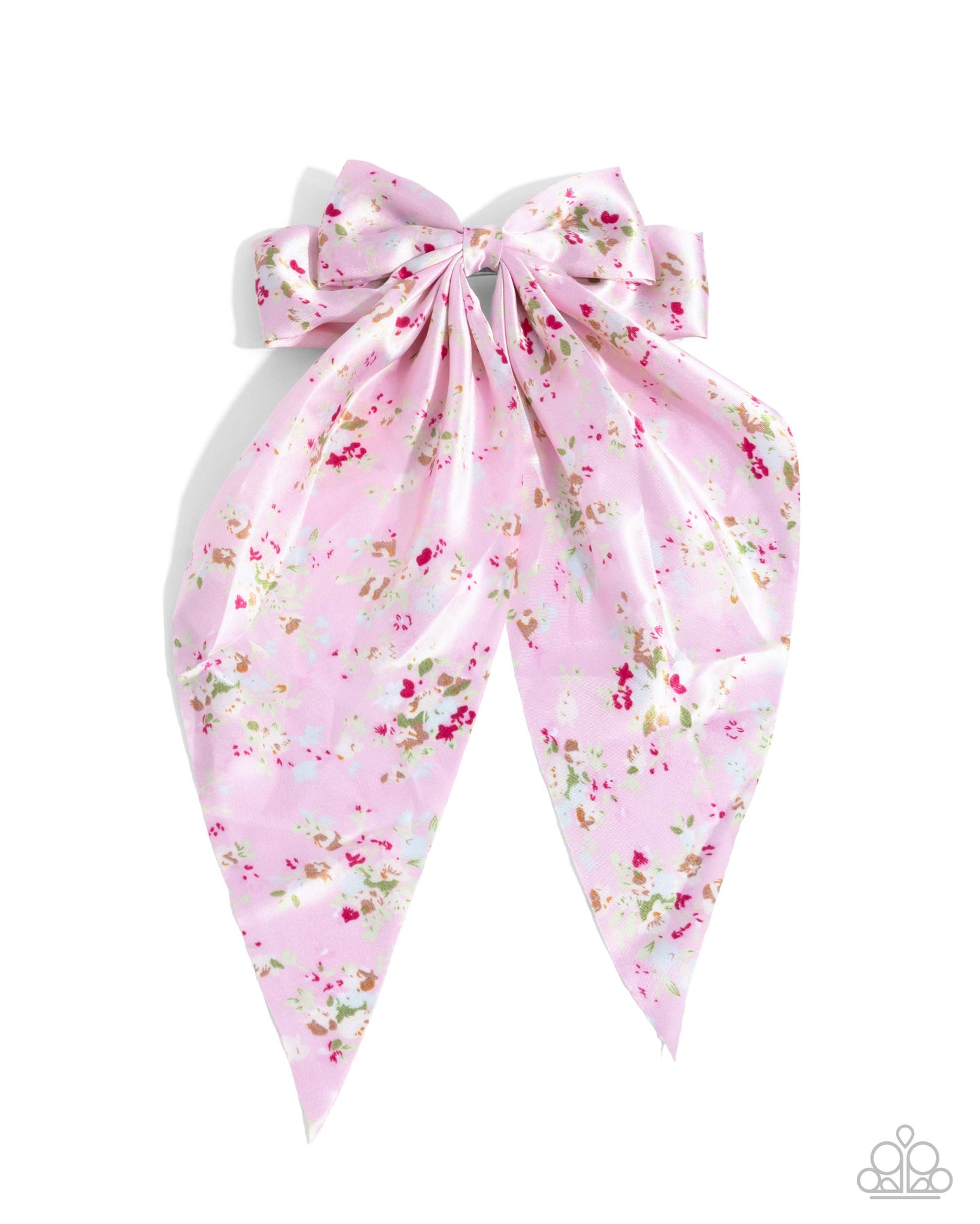 Fluttering Flowers Pink Hair Bow - Jewelry by Bretta