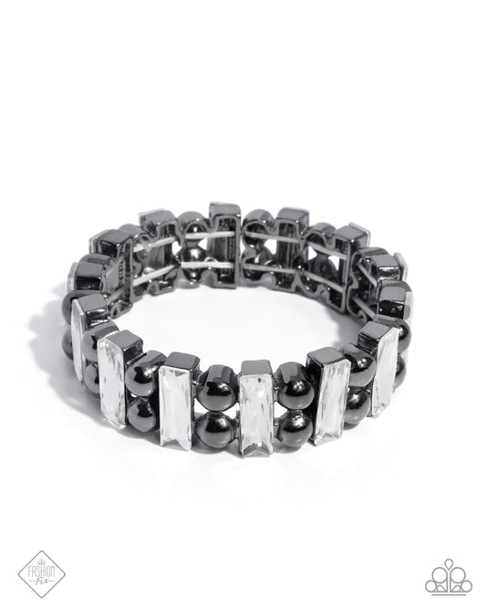 Assertive Admiration Black Bracelet - Jewelry by Bretta