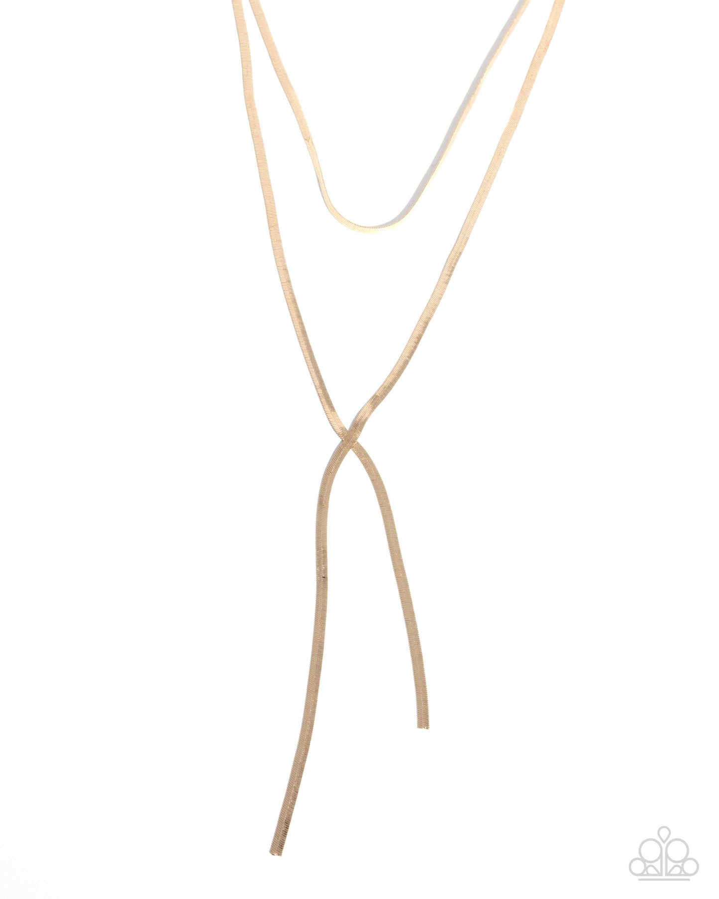 Monochromatic Movement Gold Necklace - Jewelry by Bretta