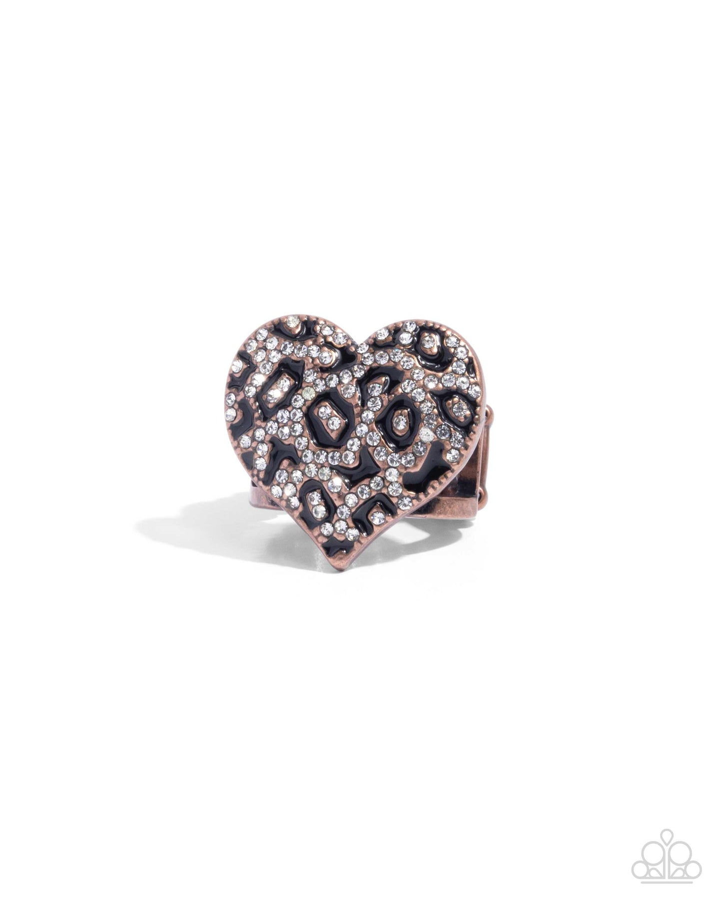 Cheetah Cameo Copper Ring - Jewelry by Bretta