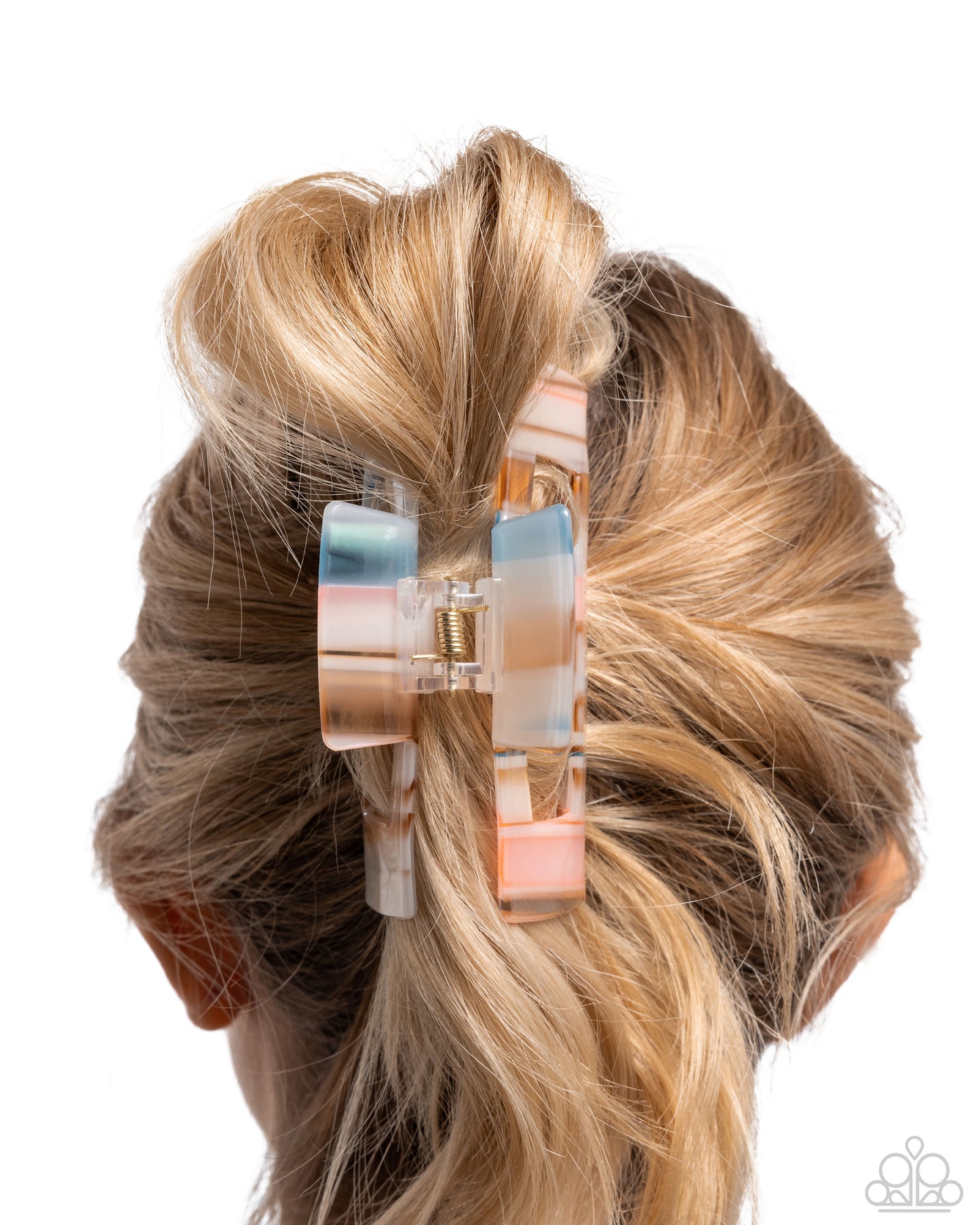 Striped Showcase Multi Claw Clip - Jewelry by Bretta