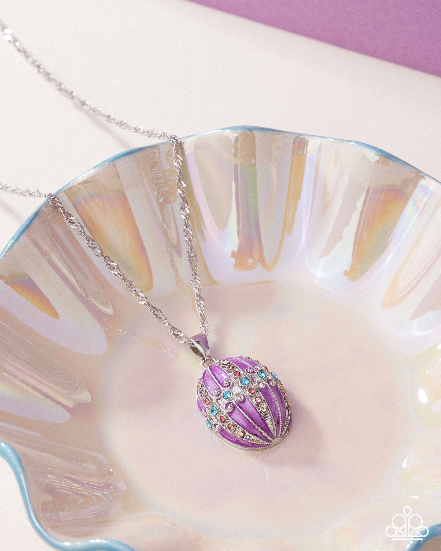 Fabergé Flair Purple Necklace - Jewelry by Bretta