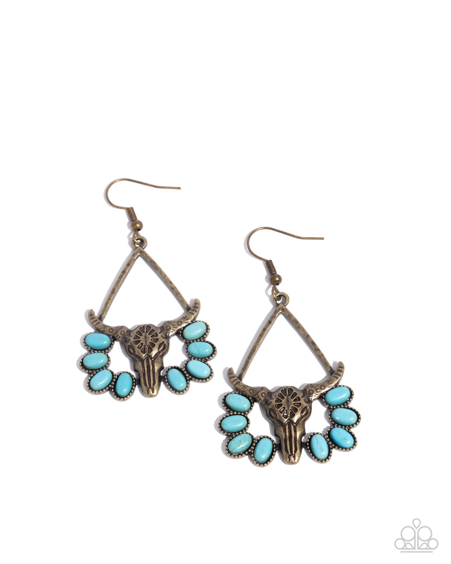 Western Whirlwind Brass Earrings - Jewelry by Bretta