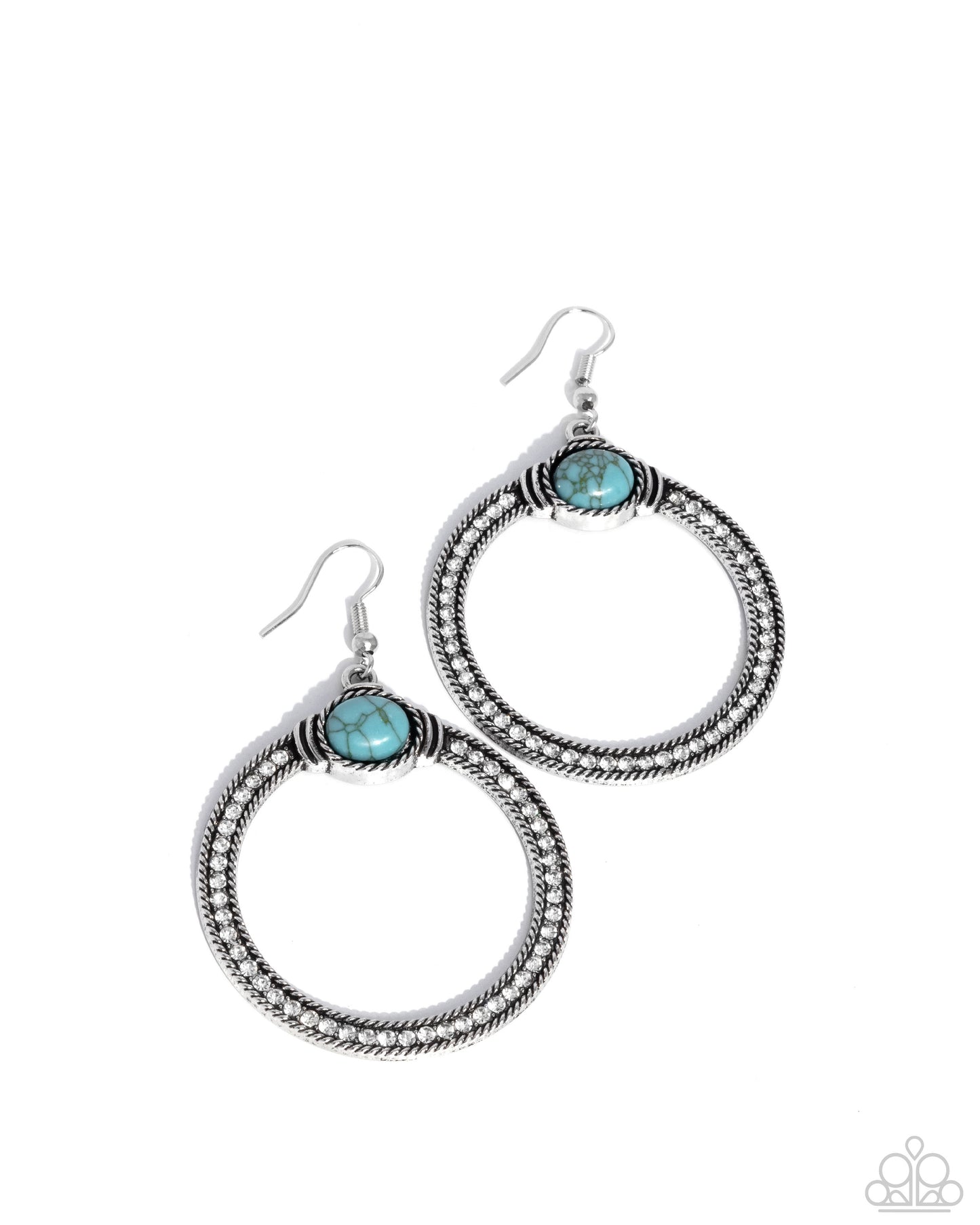 Radical Rusticity Blue Earrings - Jewelry by Bretta
