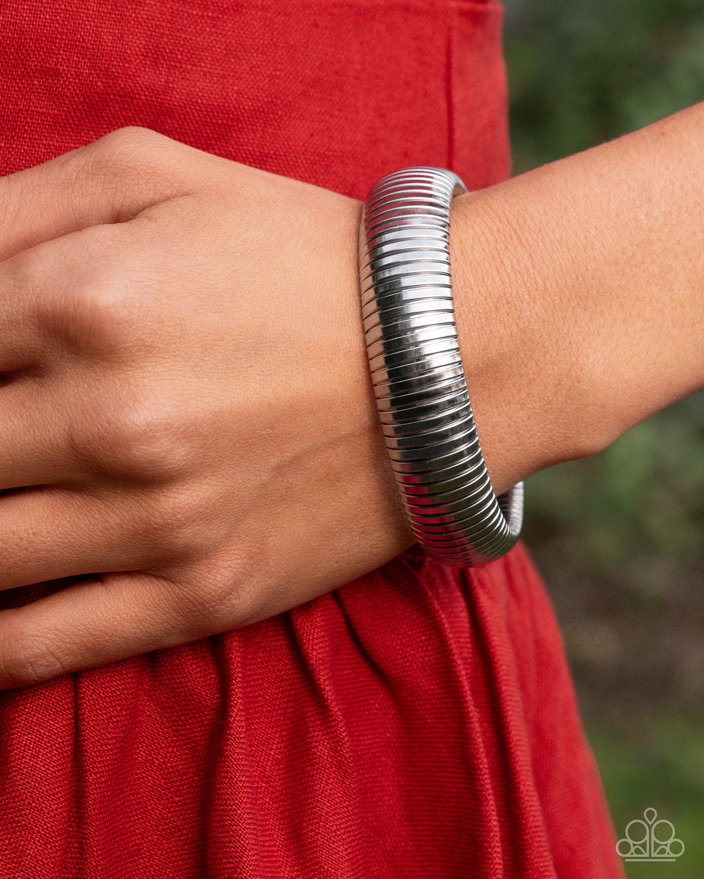 Flashy Fringe Silver Bracelet - Jewelry by Bretta