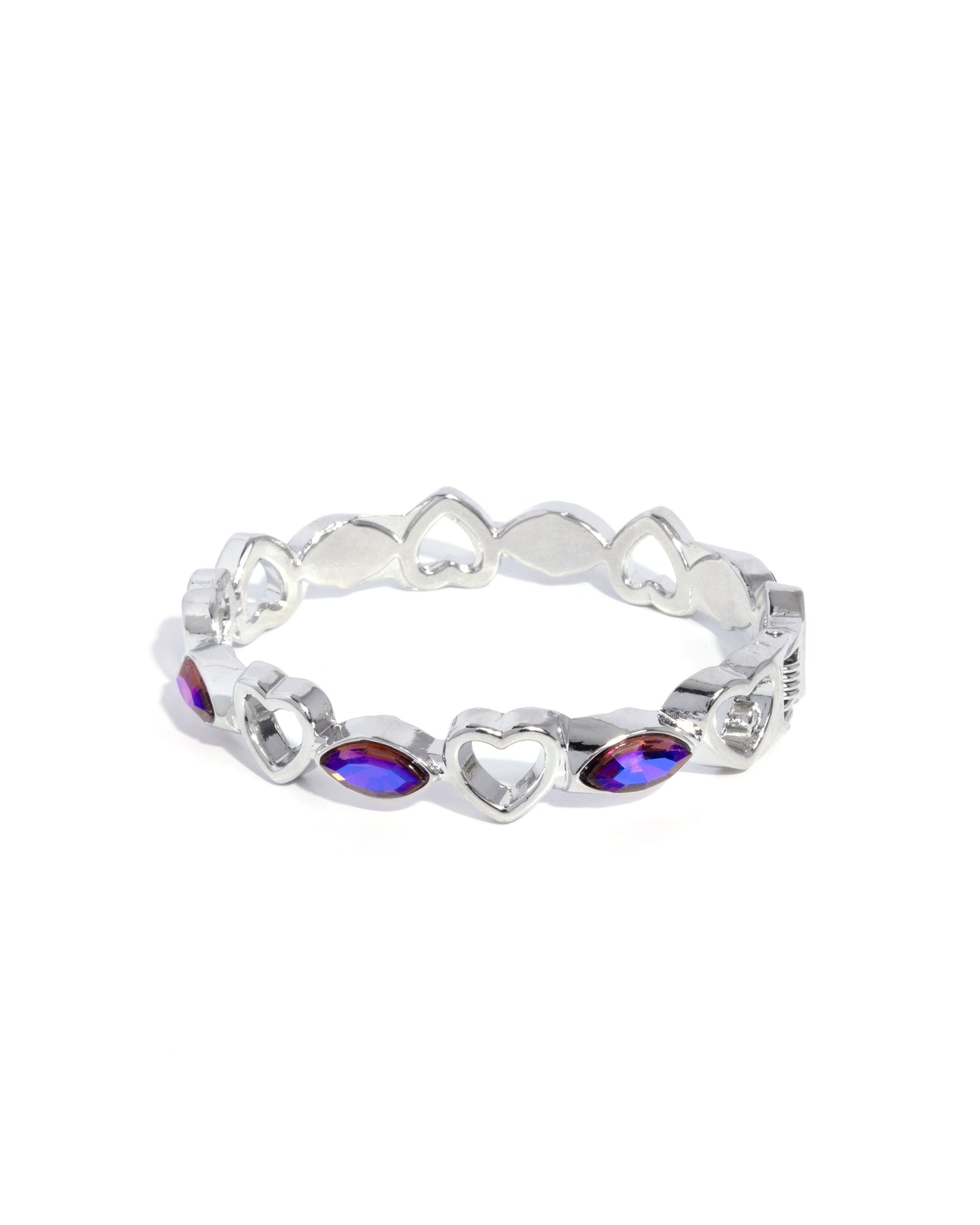 Heartfelt Headline Purple Bracelet - Jewelry by Bretta