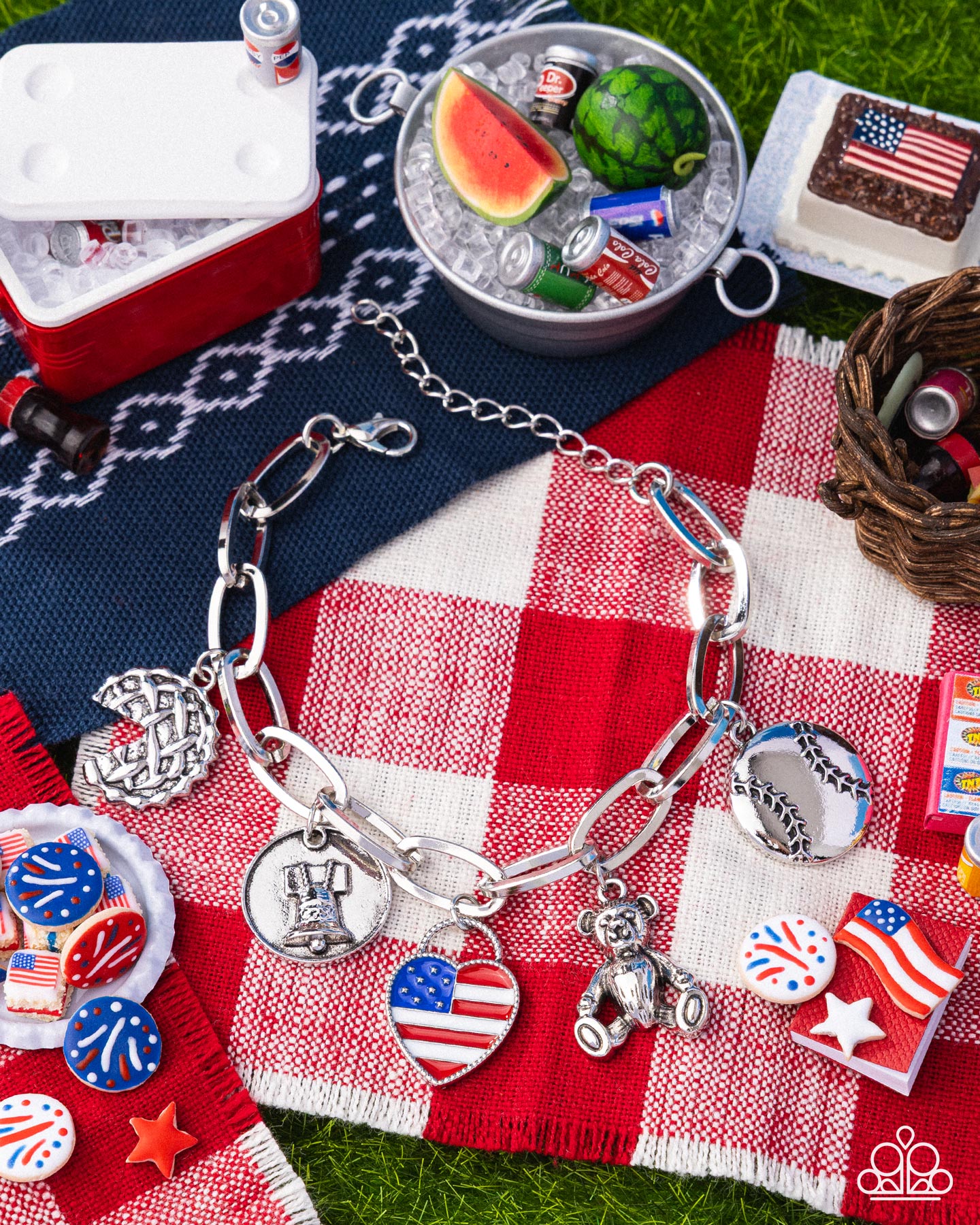 Adorably All American Red Bracelet - Jewelry by Bretta