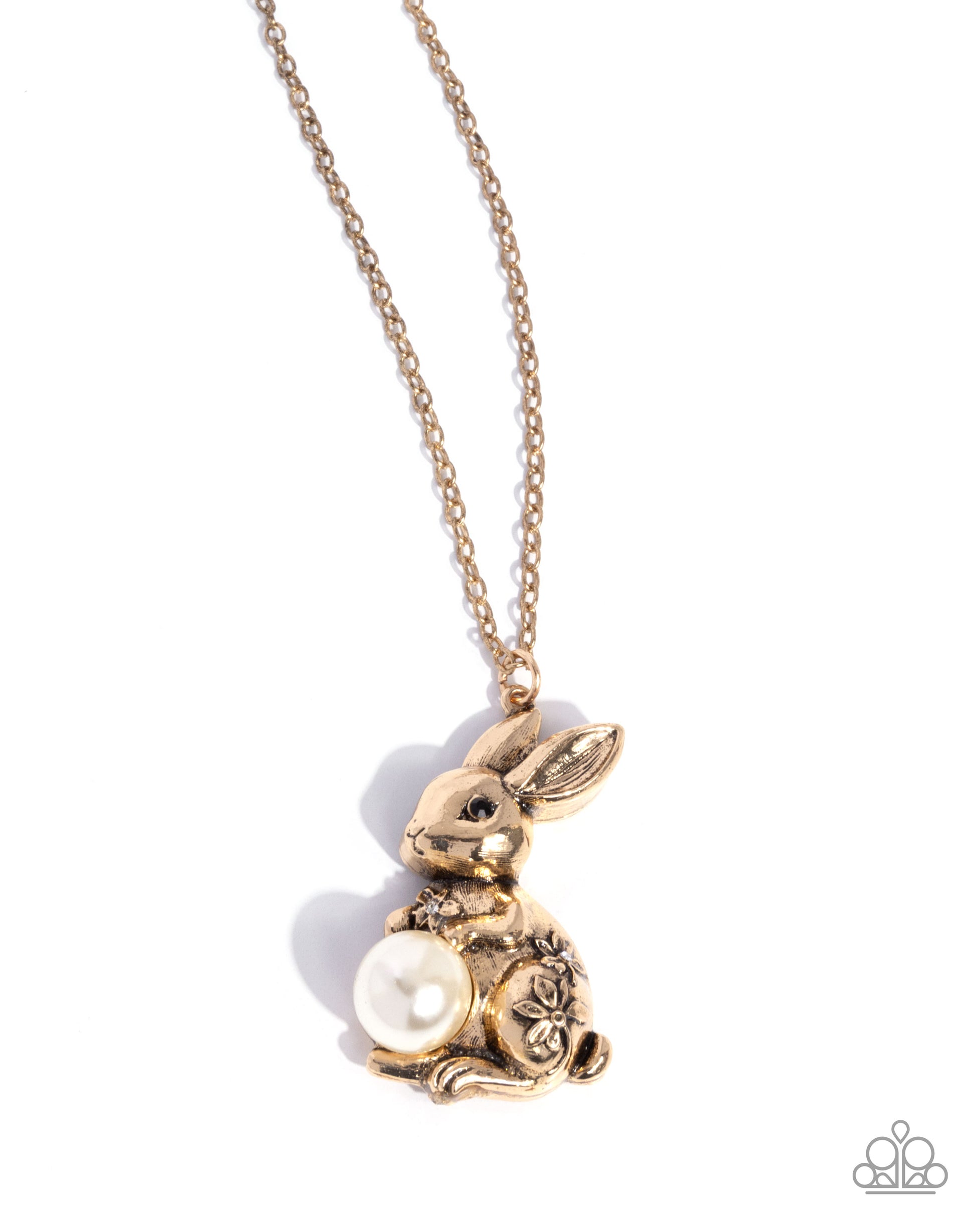Easter Bunny Gold Bunny Necklace - Jewelry by Bretta