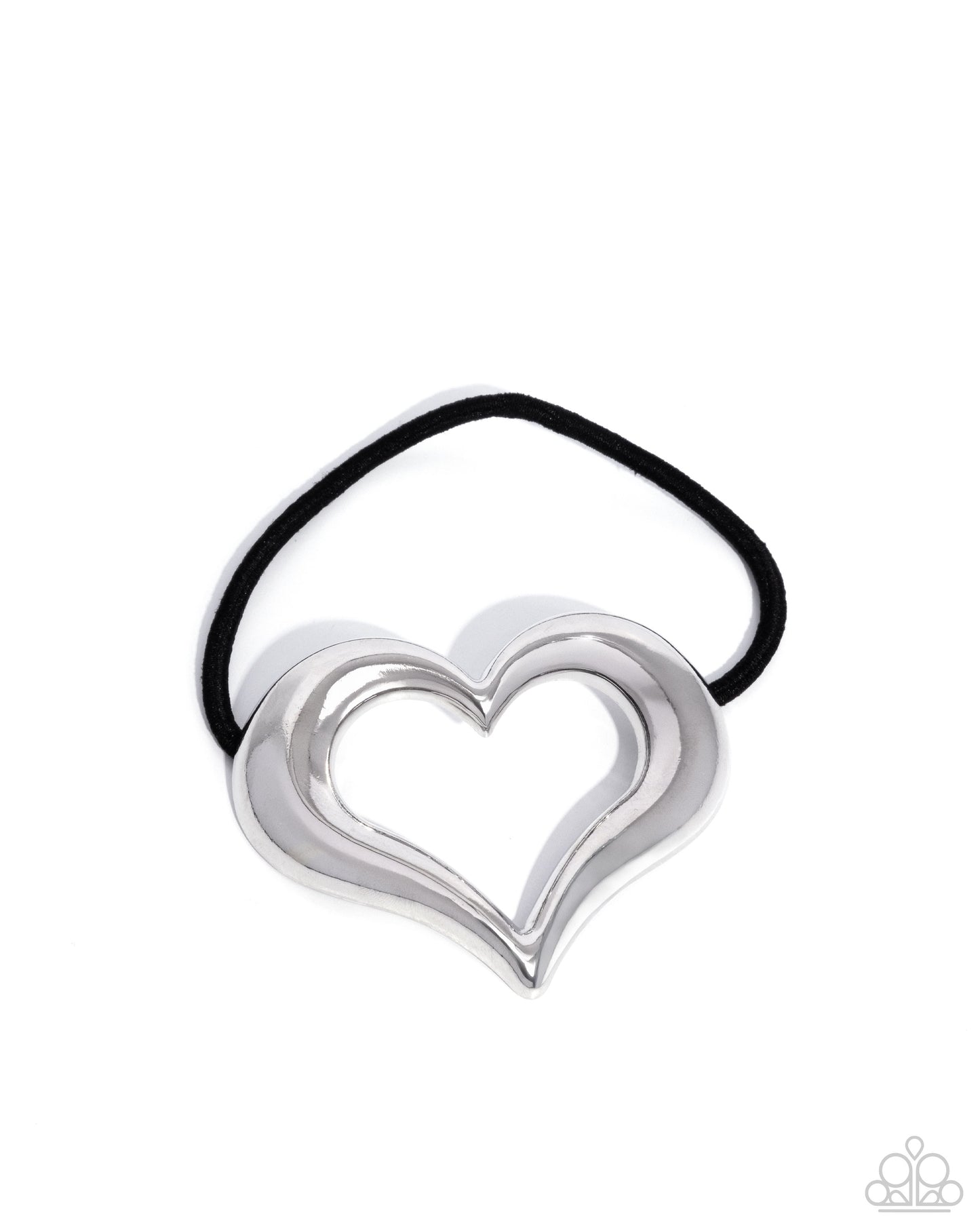Cupid Call Silver Hair Tie - Jewelry by Bretta
