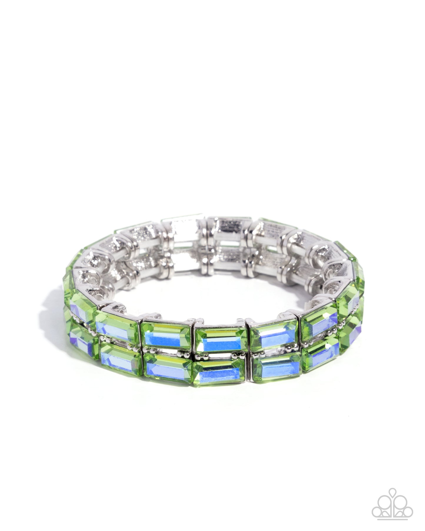Symmetrical Statement Green Bracelet - Jewelry by Bretta