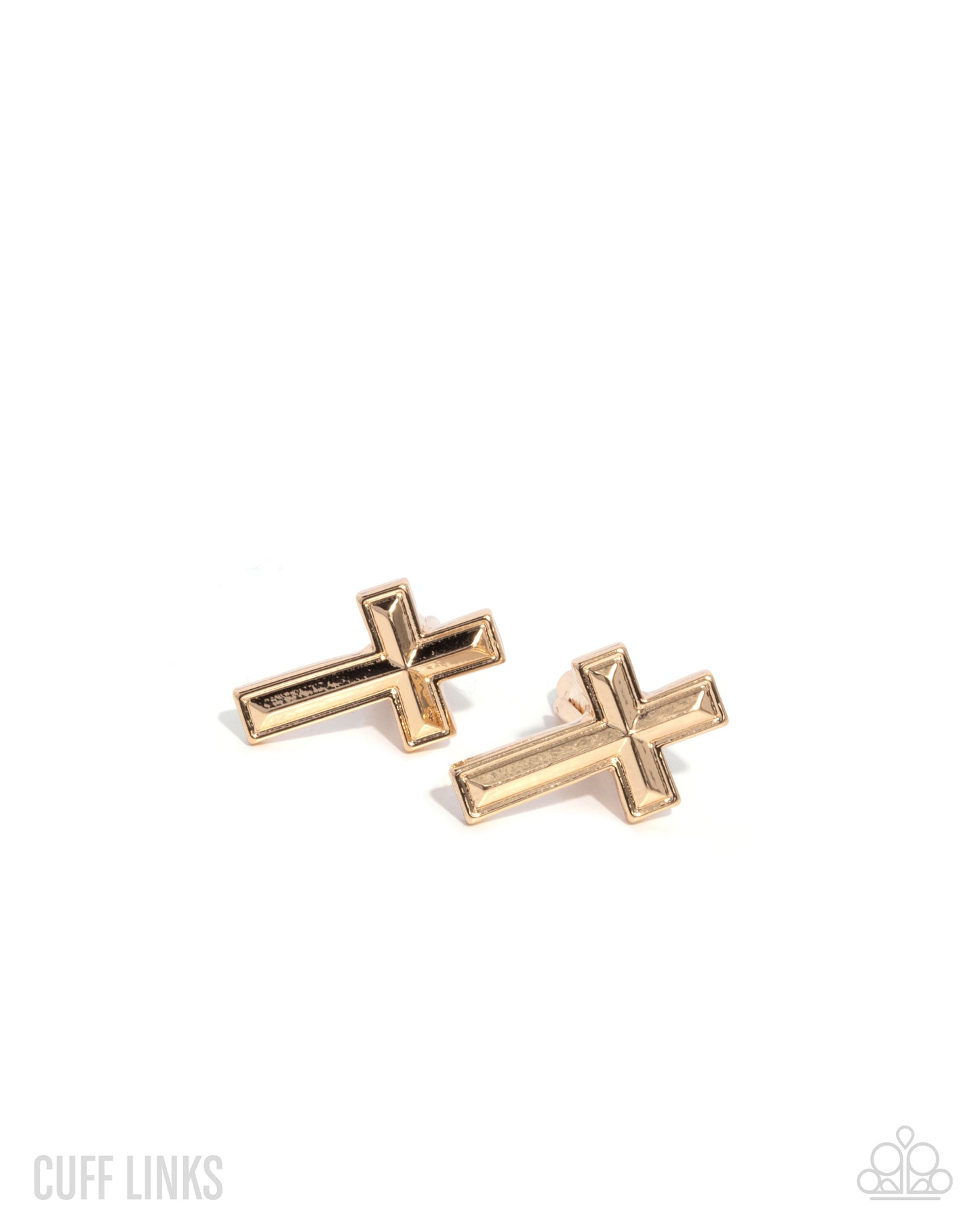 Crowning Cuff Links Gold - Jewelry by Bretta