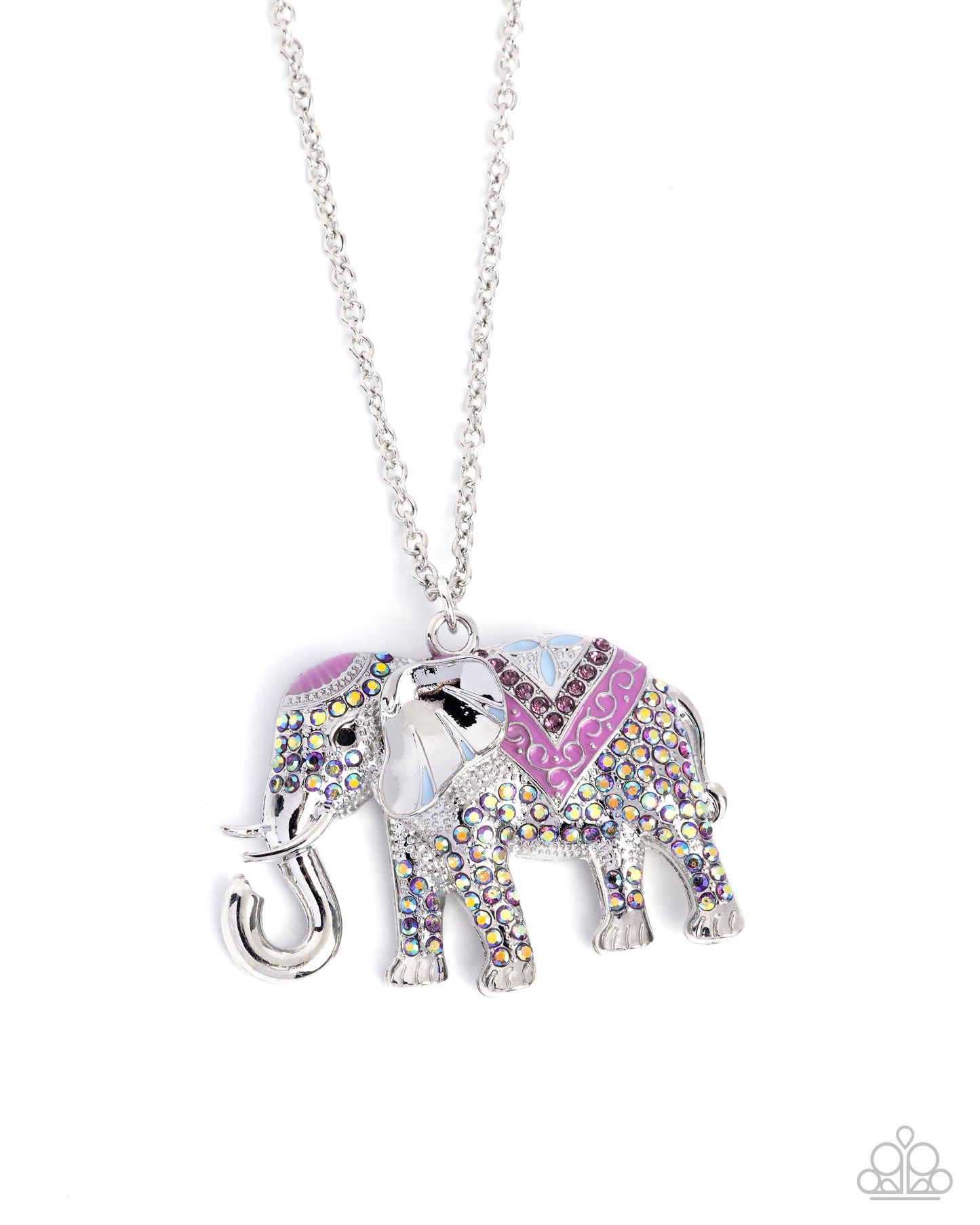 Educated Elephant Purple Necklace - Jewelry by Bretta