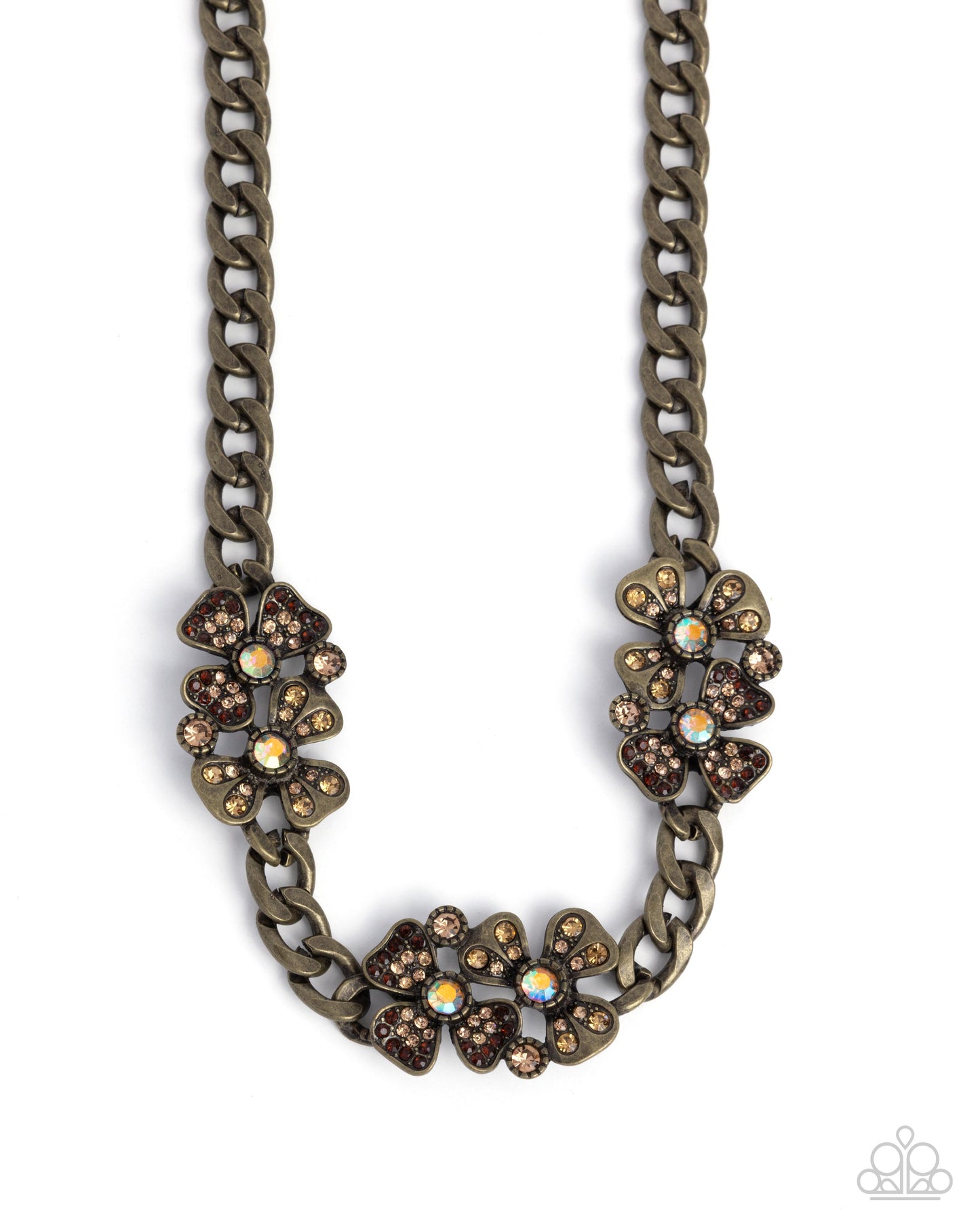 Fairy Florals Brass Necklace - Jewelry by Bretta