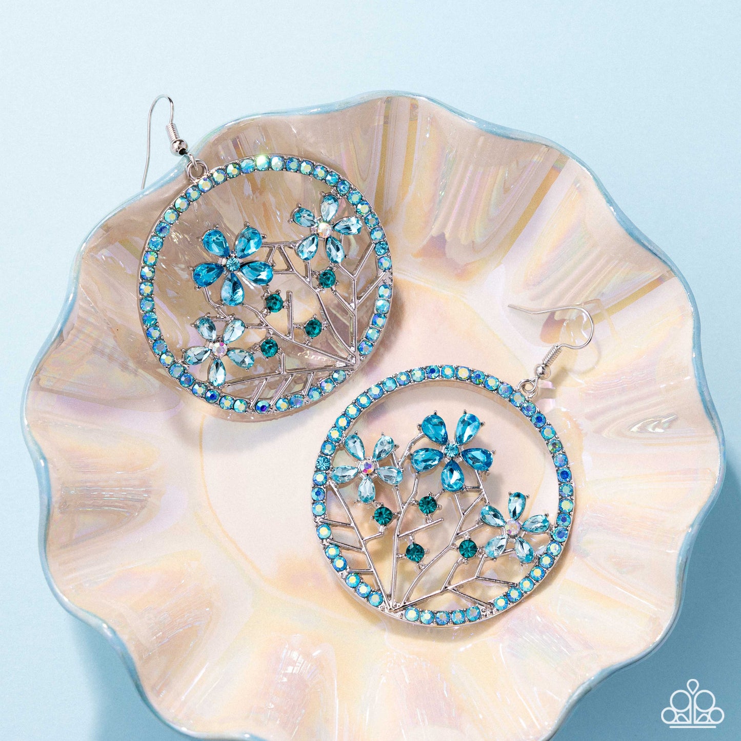 Basic Bouquet Blue Earrings - Jewelry by Bretta
