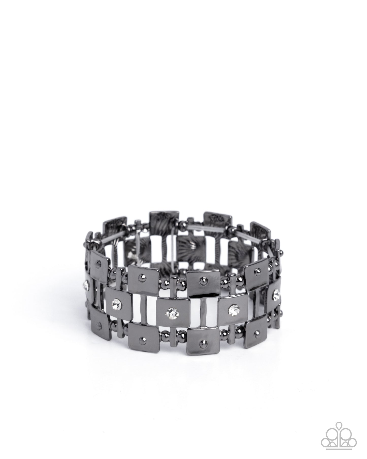 Puzzling Persistence Black Bracelet - Jewelry by Bretta