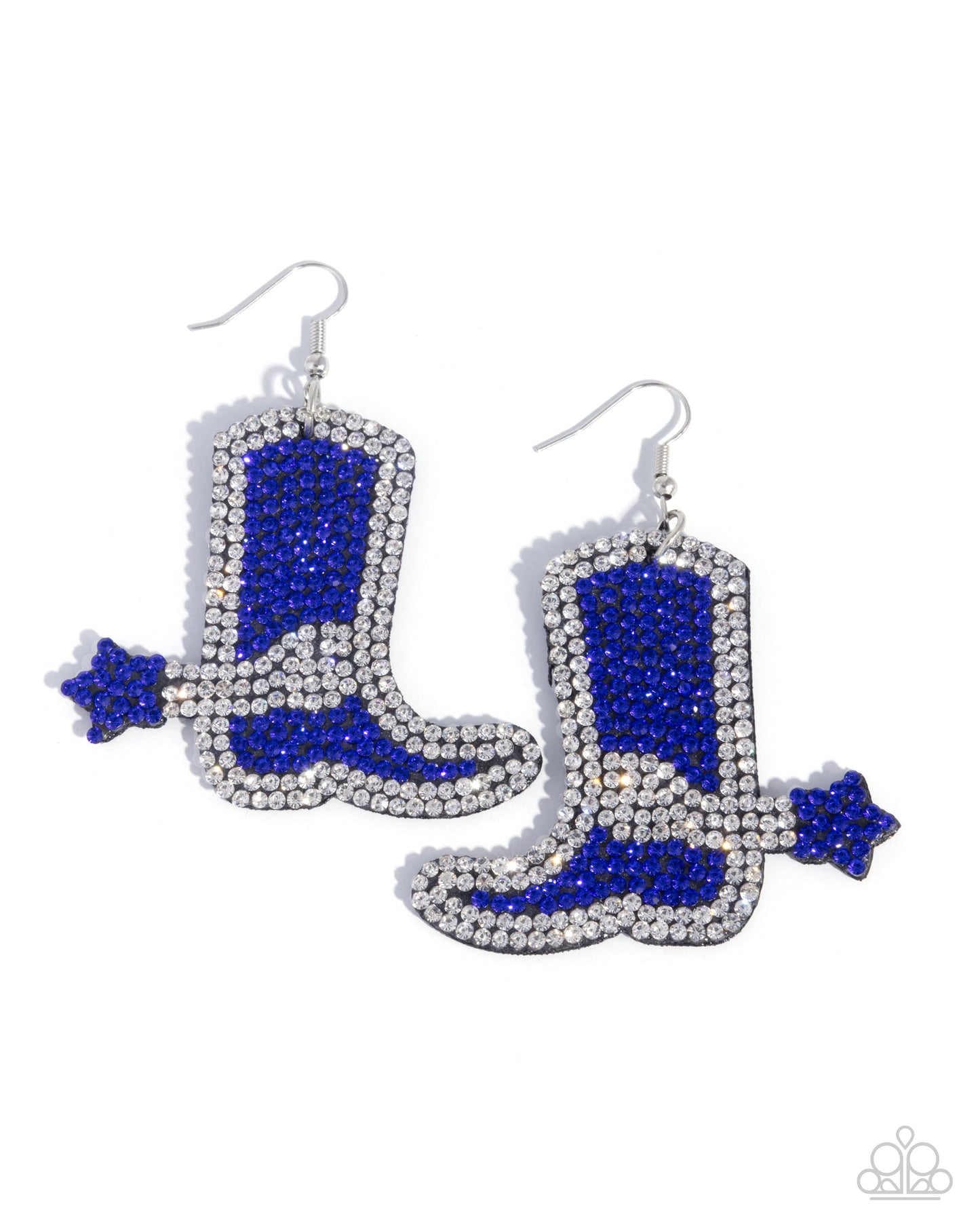 Benevolent Boot Blue Earrings - Jewelry by Bretta