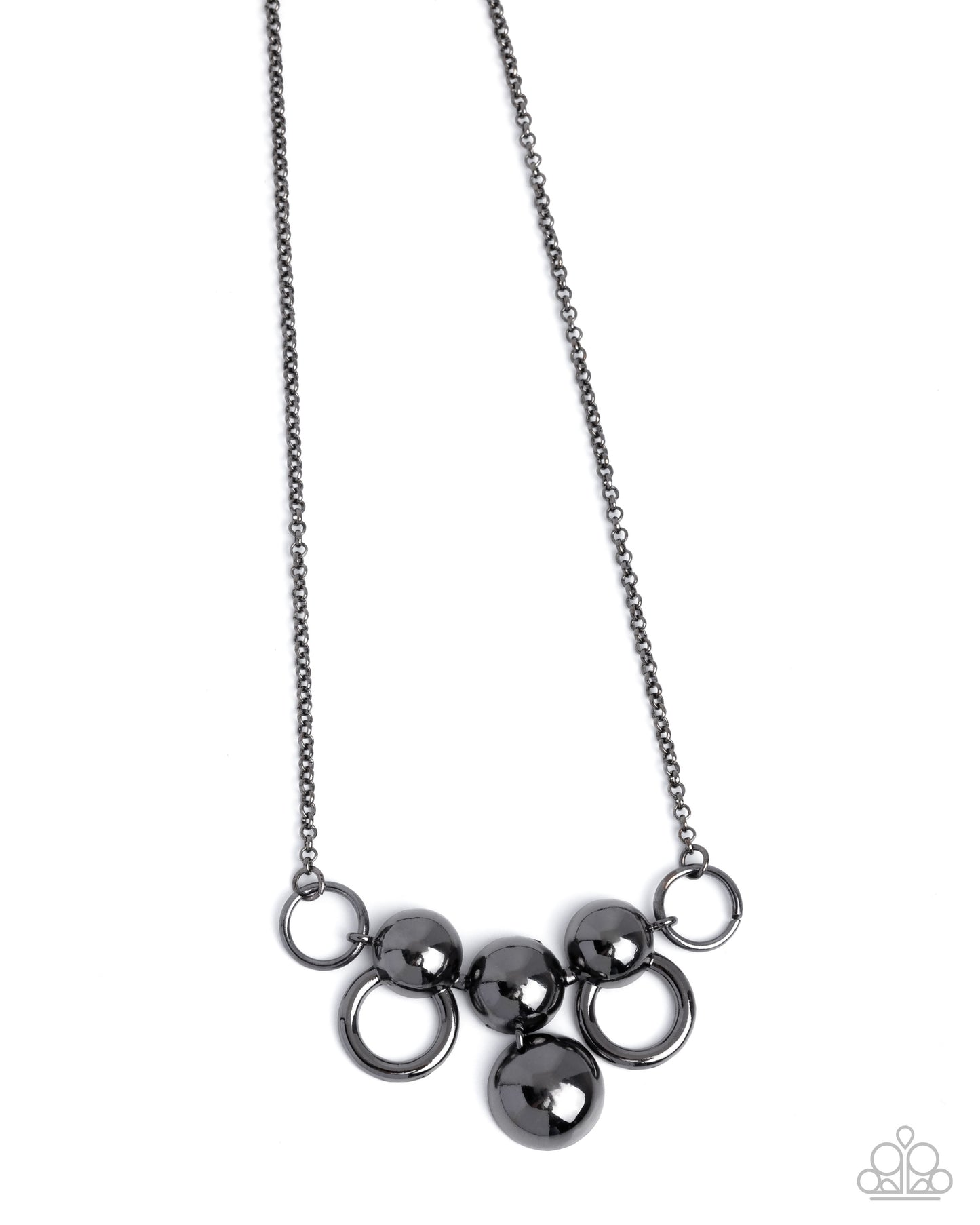 Sleek Staccato Black Necklace - Jewelry by Bretta