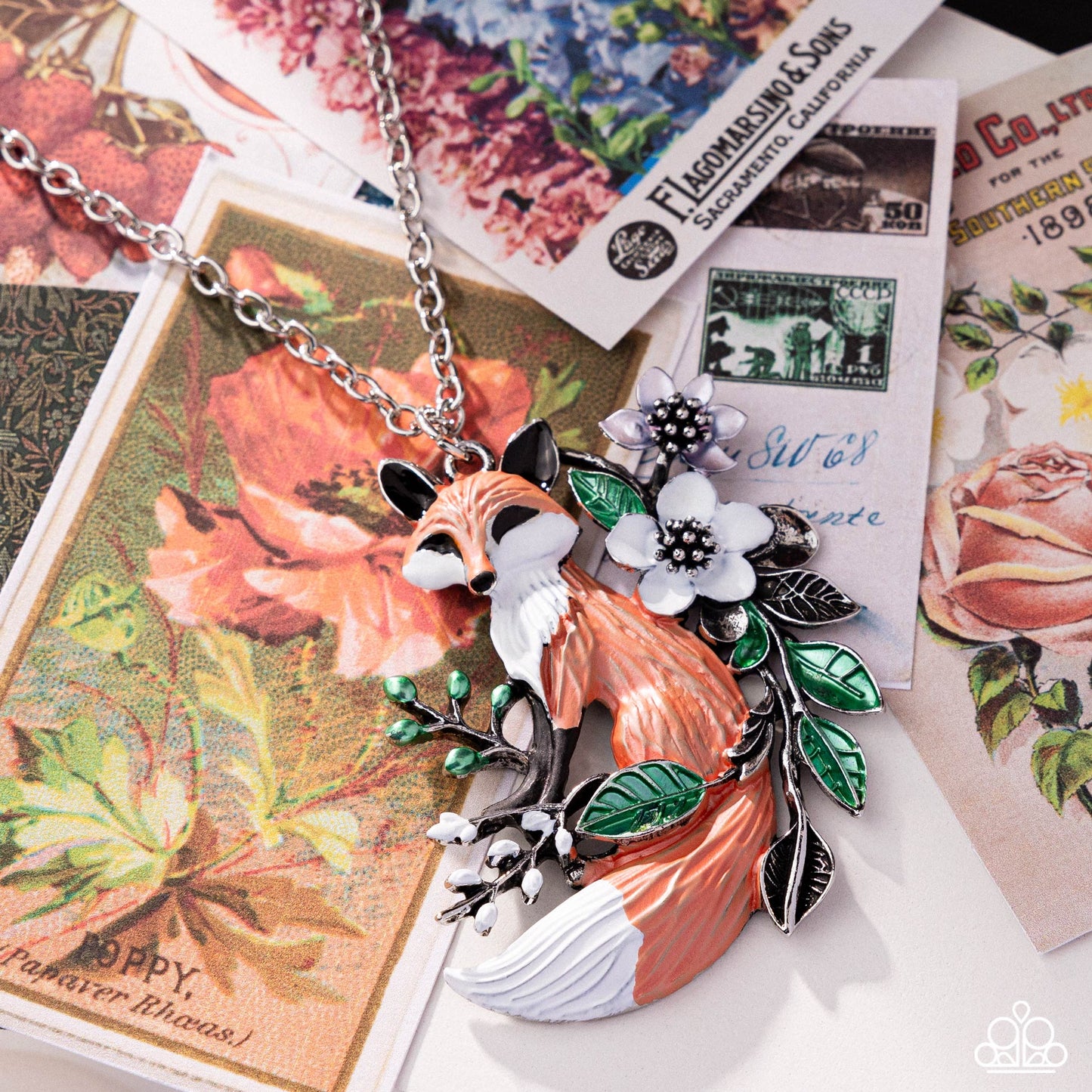 Fox Frame Multi Necklace