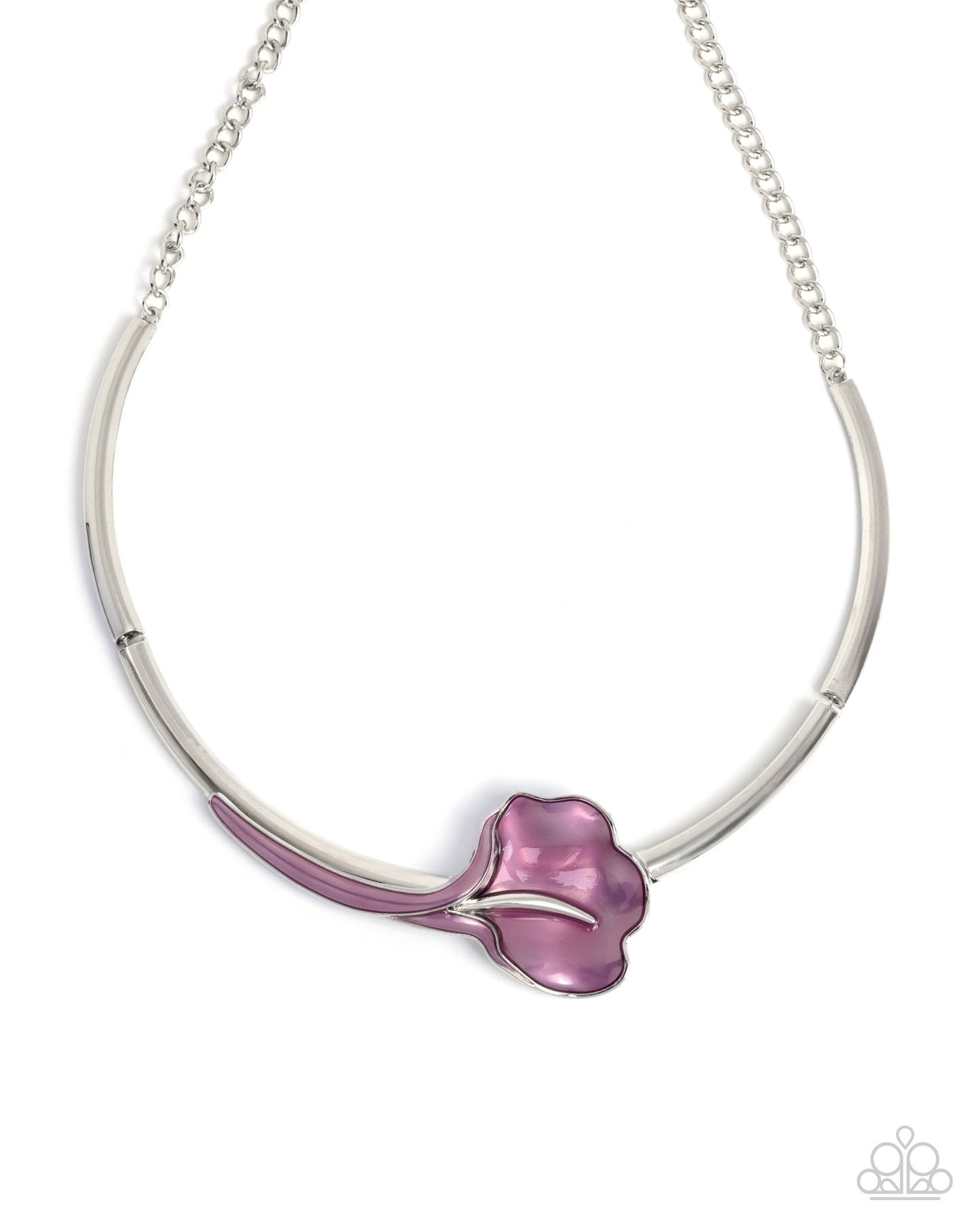 Calla Lily Chic Purple Necklace - Jewelry by Bretta