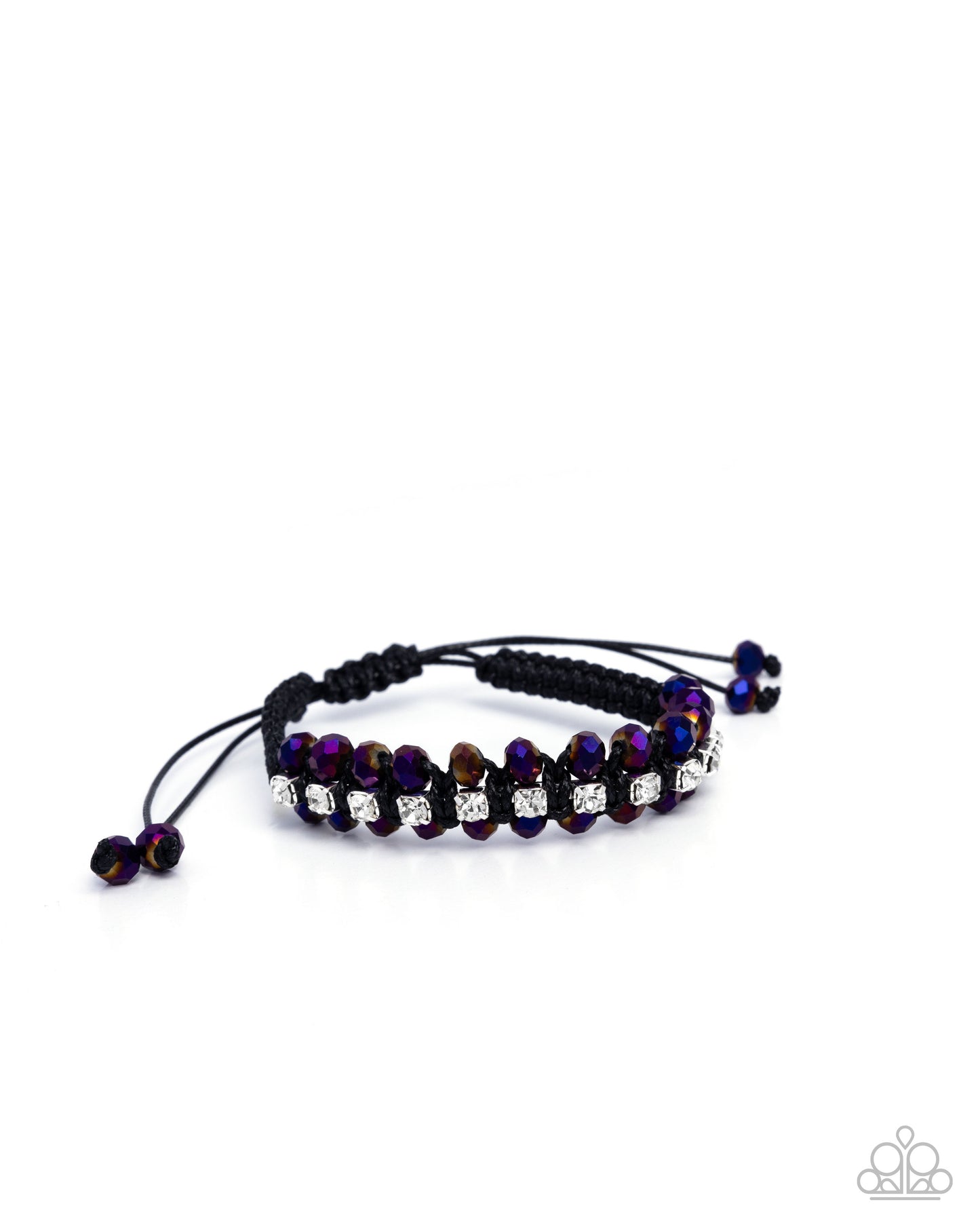 Embedded Effervescence Purple Bracelet - Jewelry by Bretta