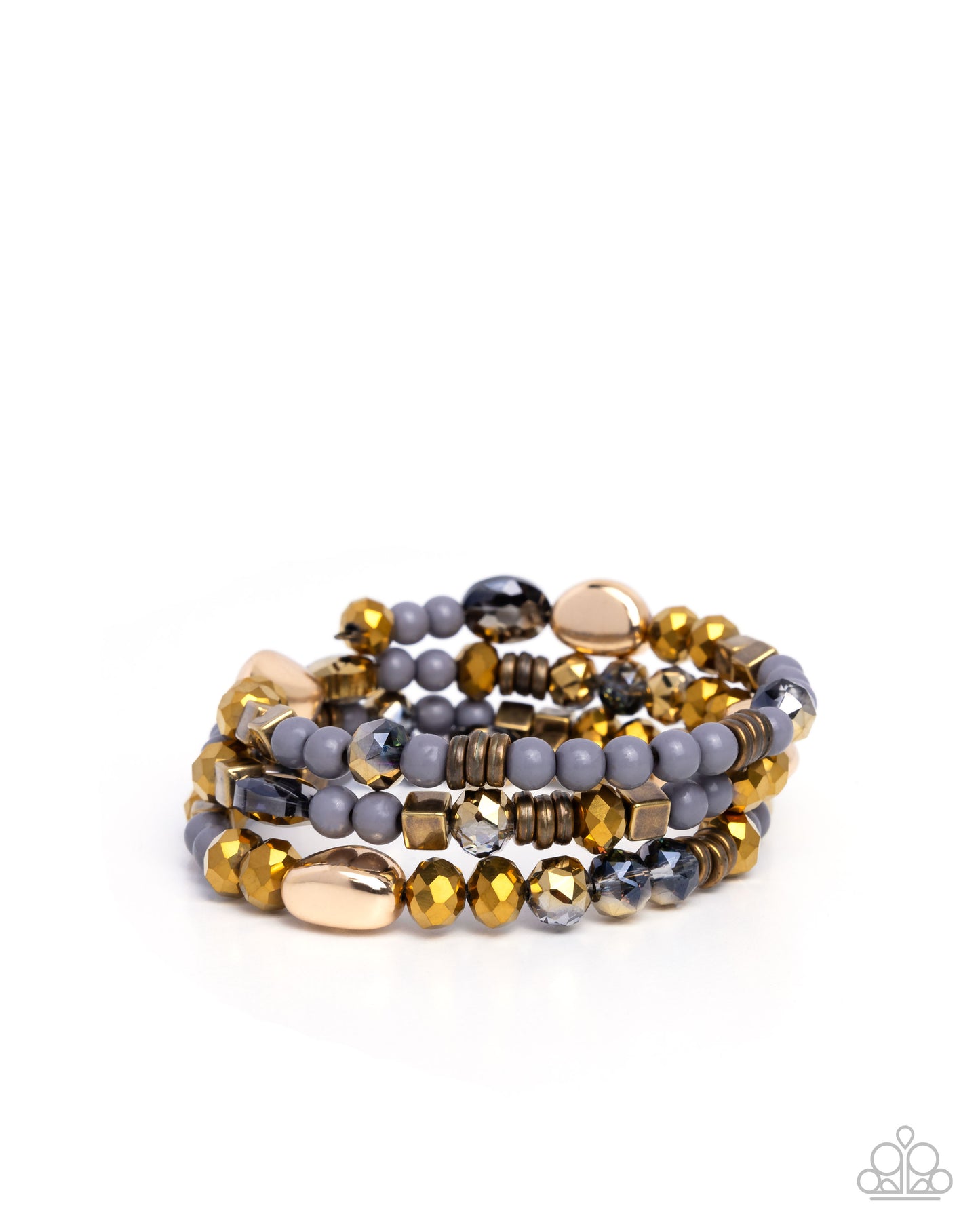 Material WHIRL Brass Coil Bracelet - Jewelry by Bretta