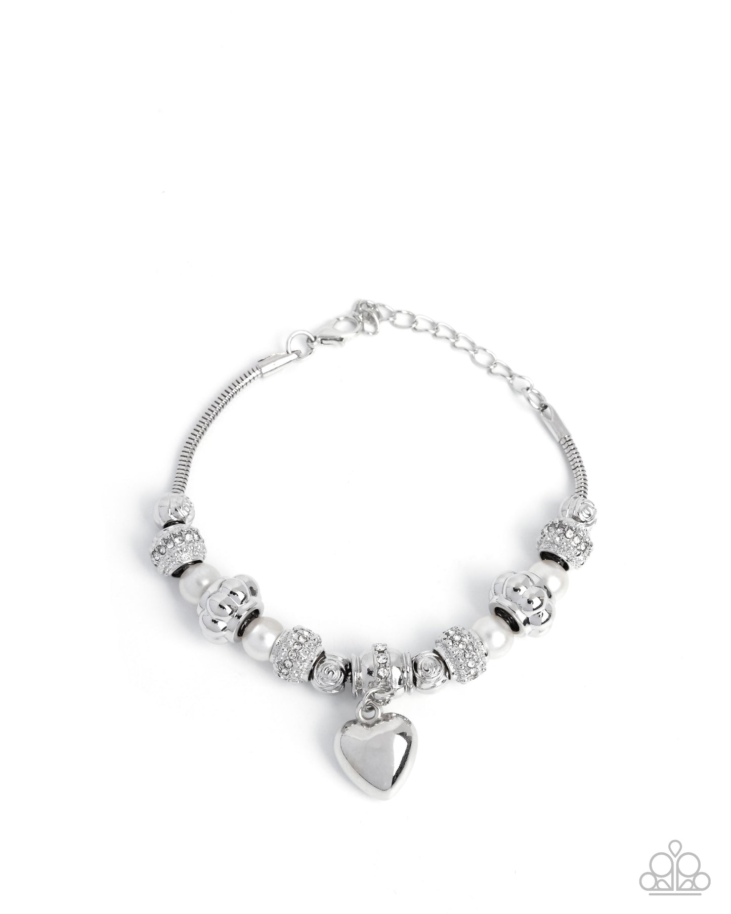 Pensive Polish White Bracelet - Jewelry by Bretta
