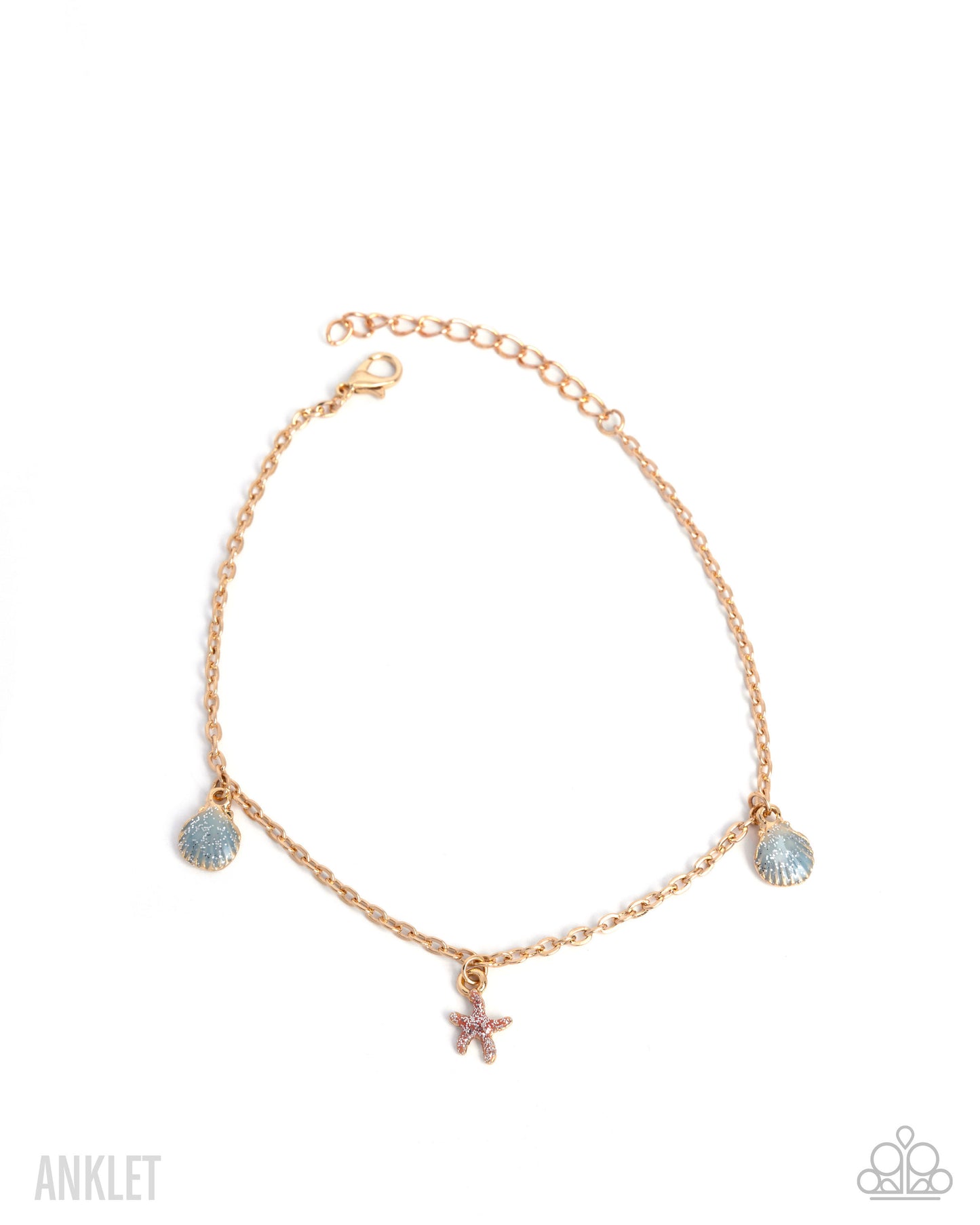 Coastal Celebrity Gold Anklet - Jewelry by Bretta