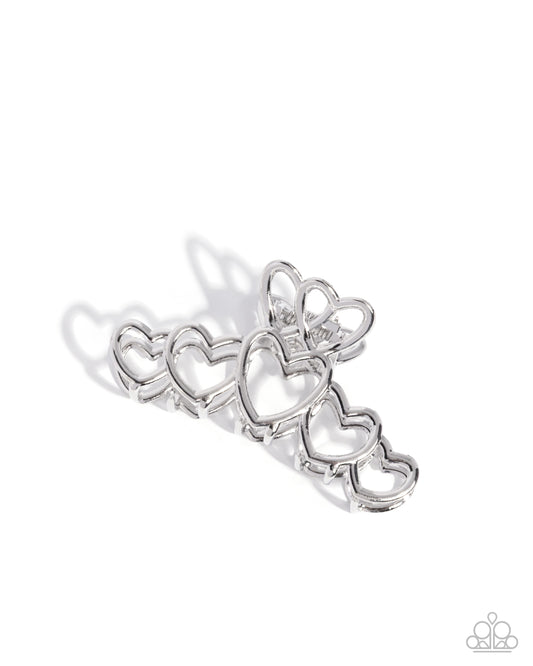 Youre Still The One Silver Hair Clip - Jewelry by Bretta