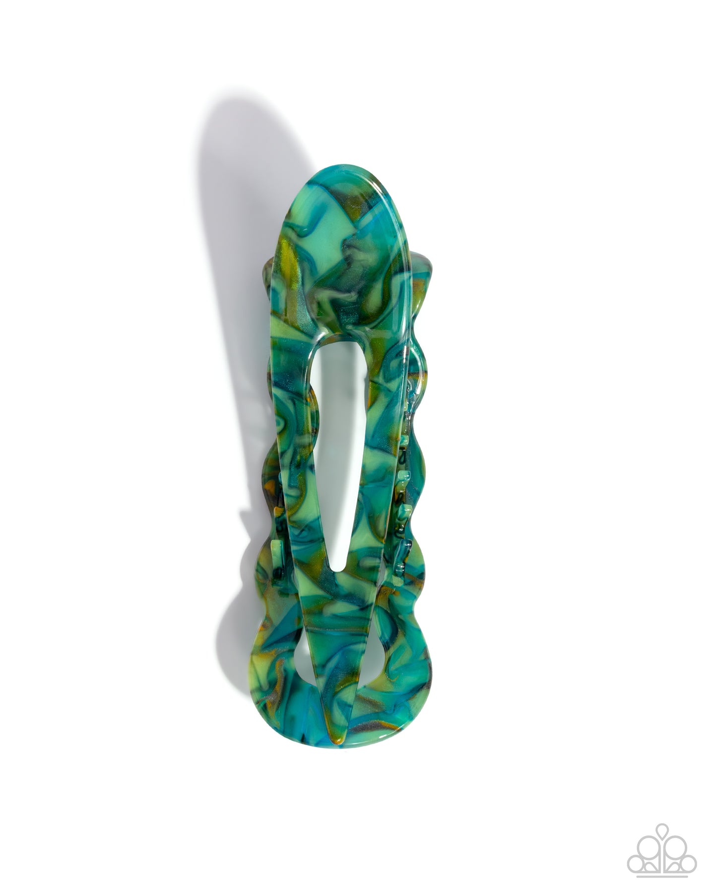 Jovial Jellyfish Green Hair Clip - Jewelry by Bretta