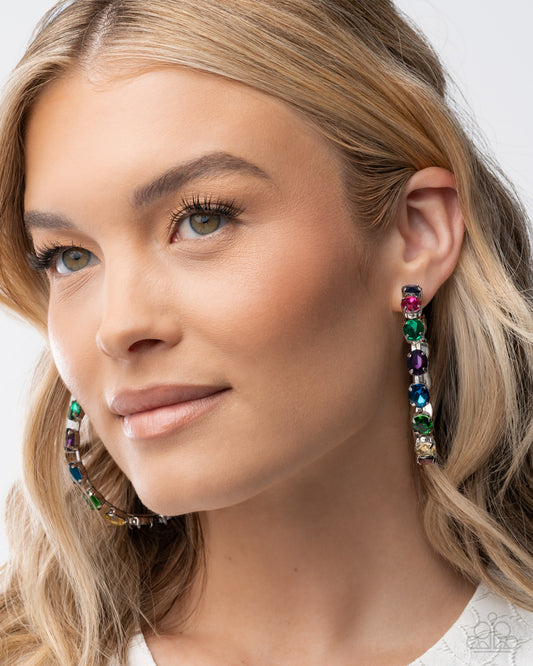 Grand Finale Glitz Multi Hoop Earrings - Jewelry by Bretta