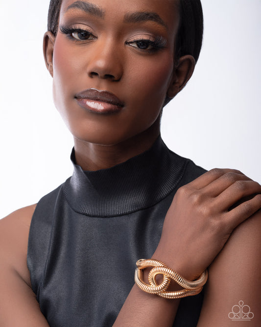 Interlocked Ignition Gold Bracelet - Jewelry by Bretta
