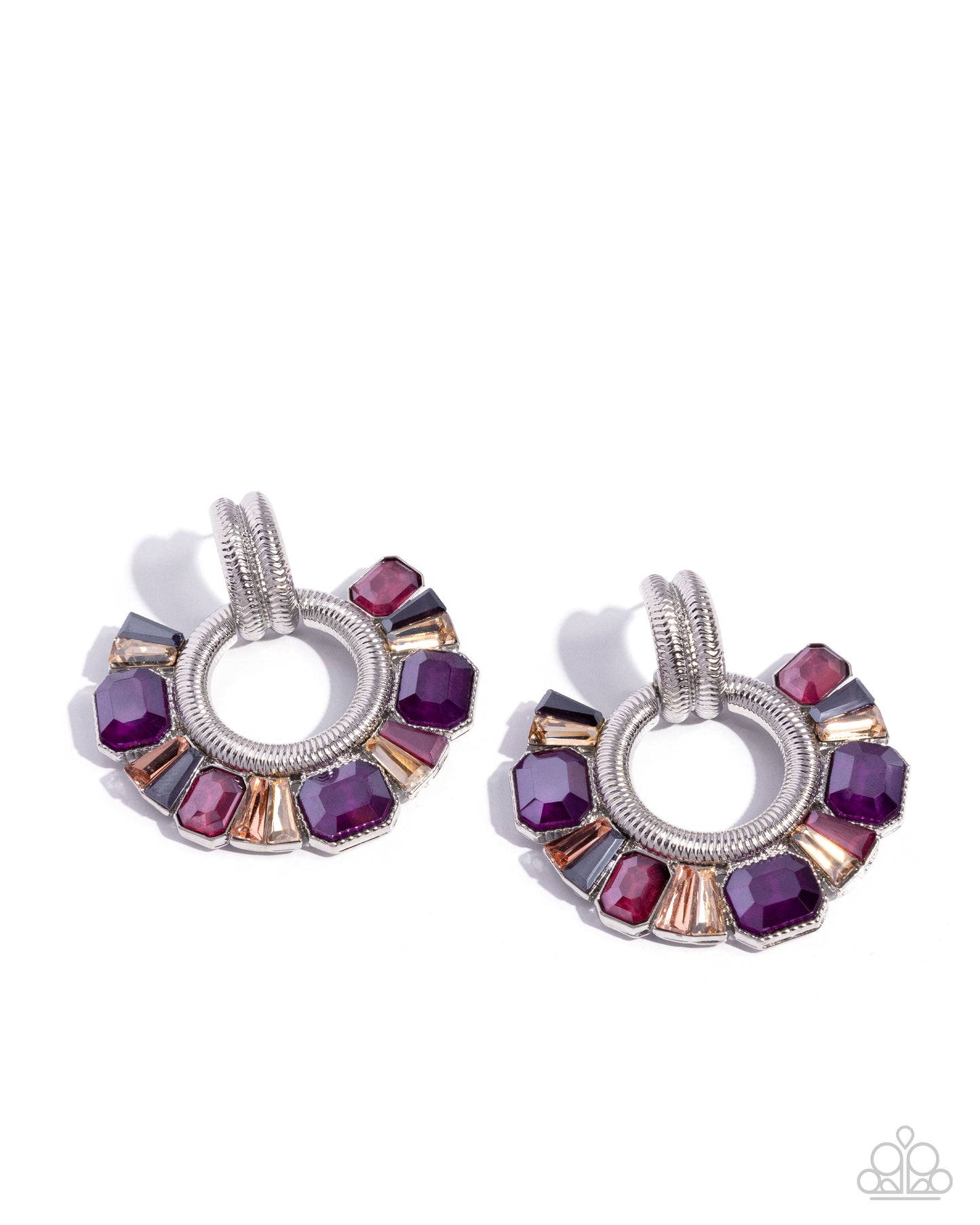 Courteous Chic Purple Earrings - Jewelry by Bretta