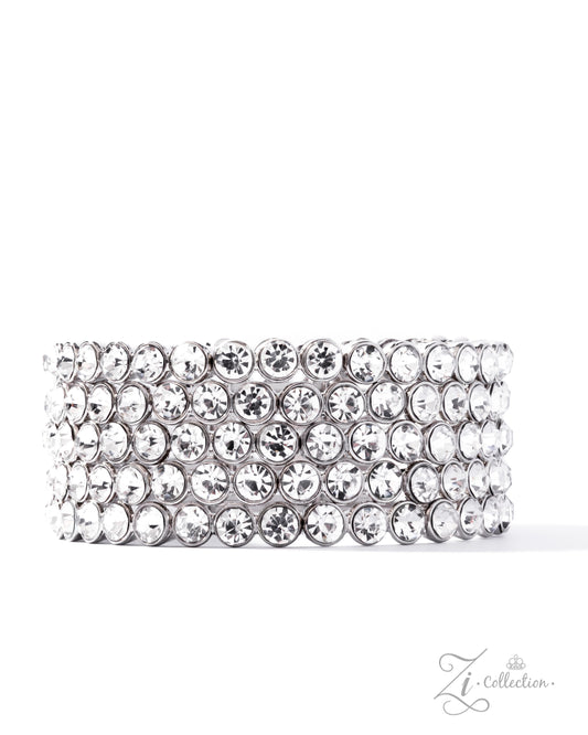 Modest Moment White Zi Bracelet - Jewelry by Bretta